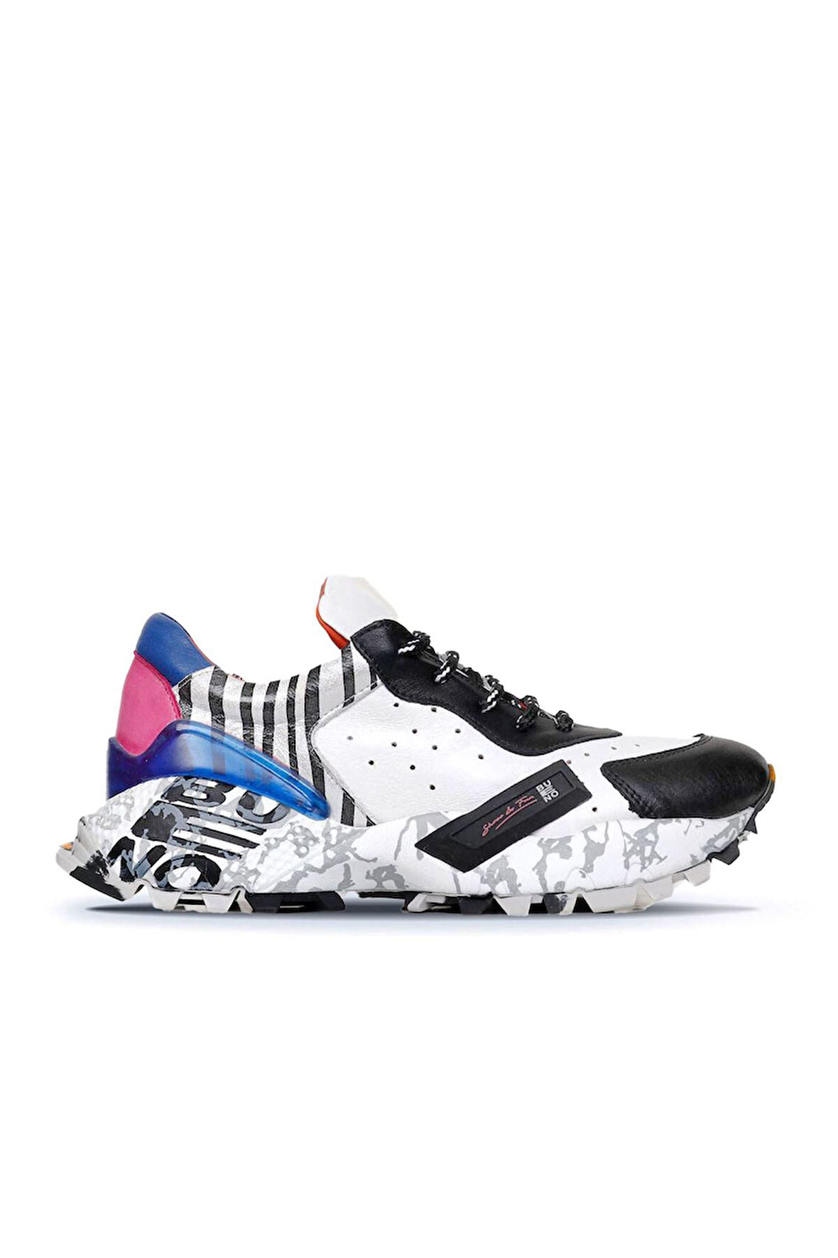 Bueno Shoes Siyah Deri Kadın Spor Ayakkabı 01wq10600