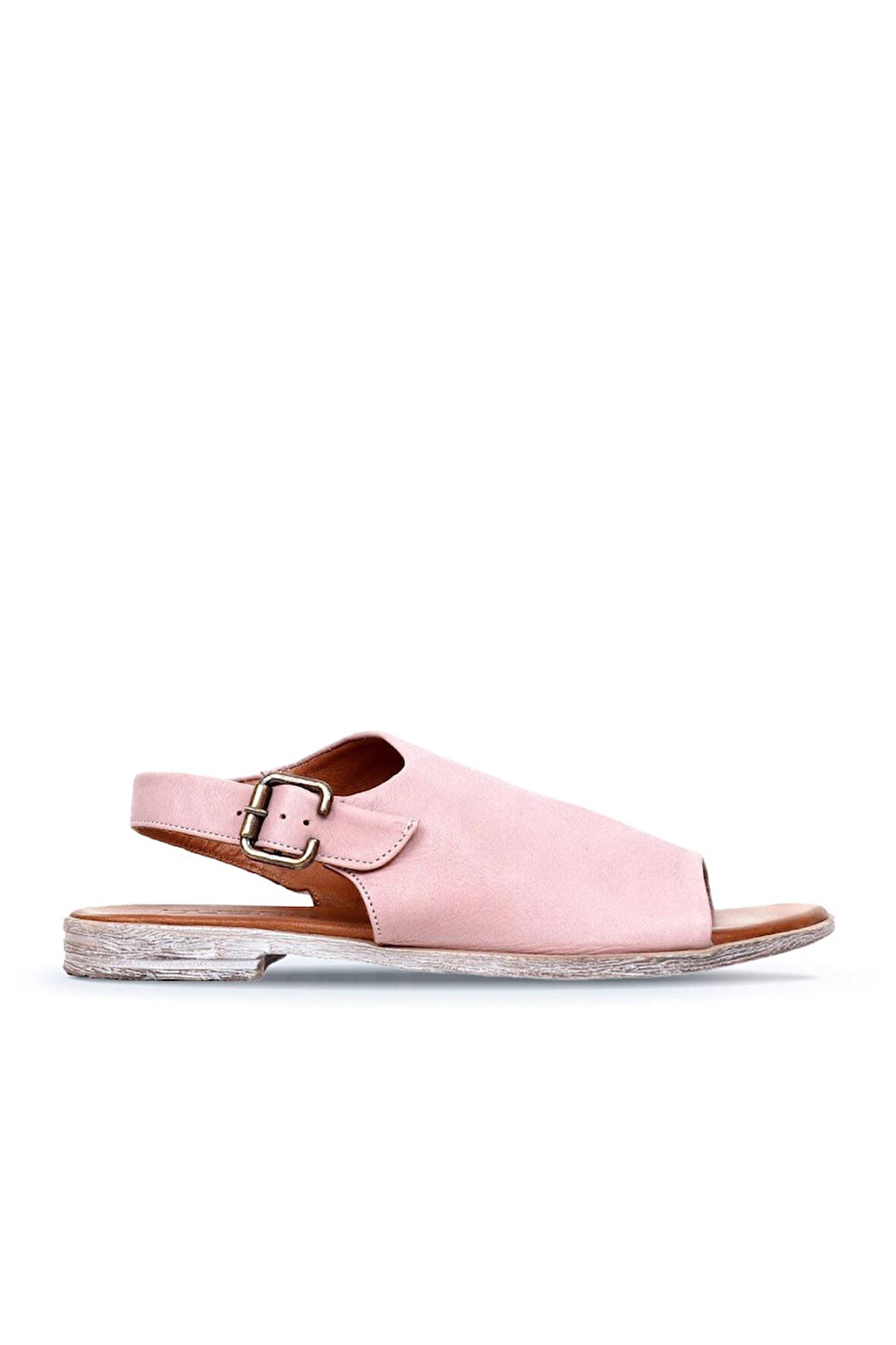 Bueno Shoes Gül Kurusu Deri Kadın Sandalet 01wn5000