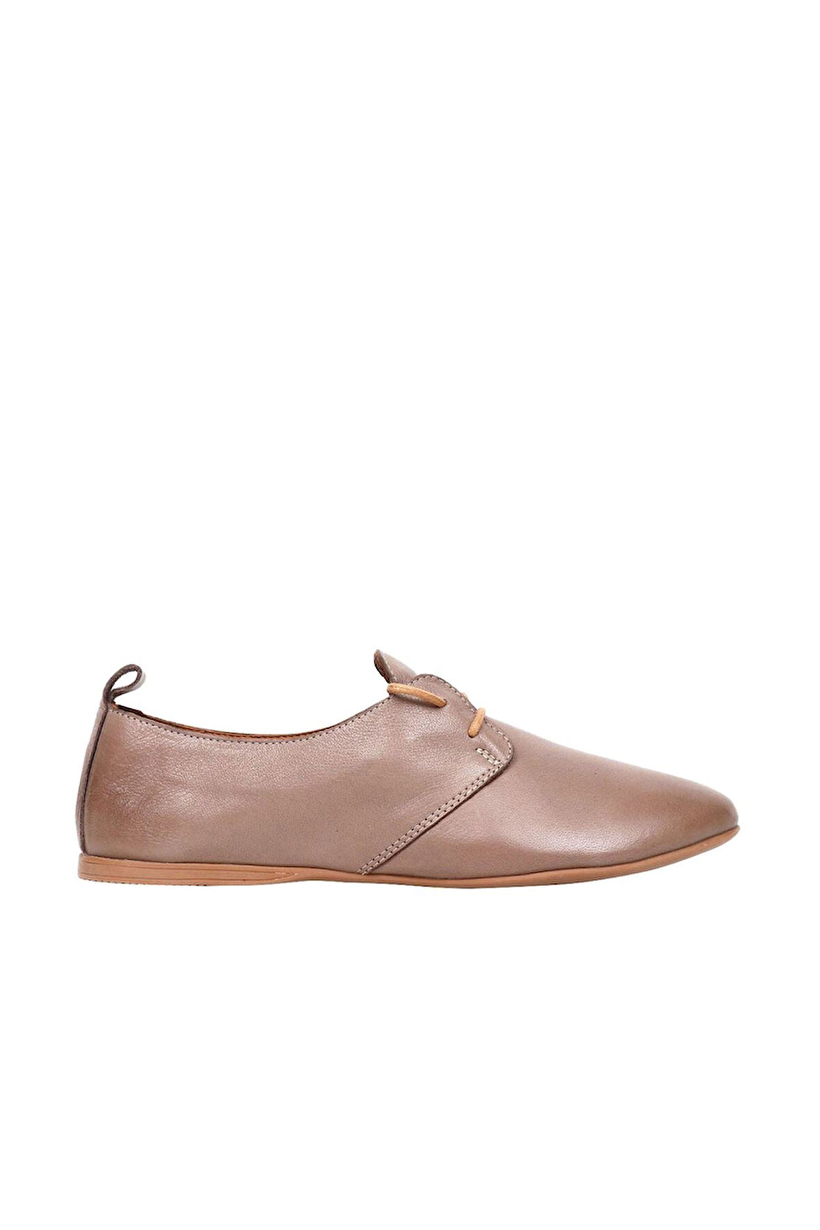 Bueno Shoes Gri Deri Kadın Günlük Ayakkabı 01wj2123