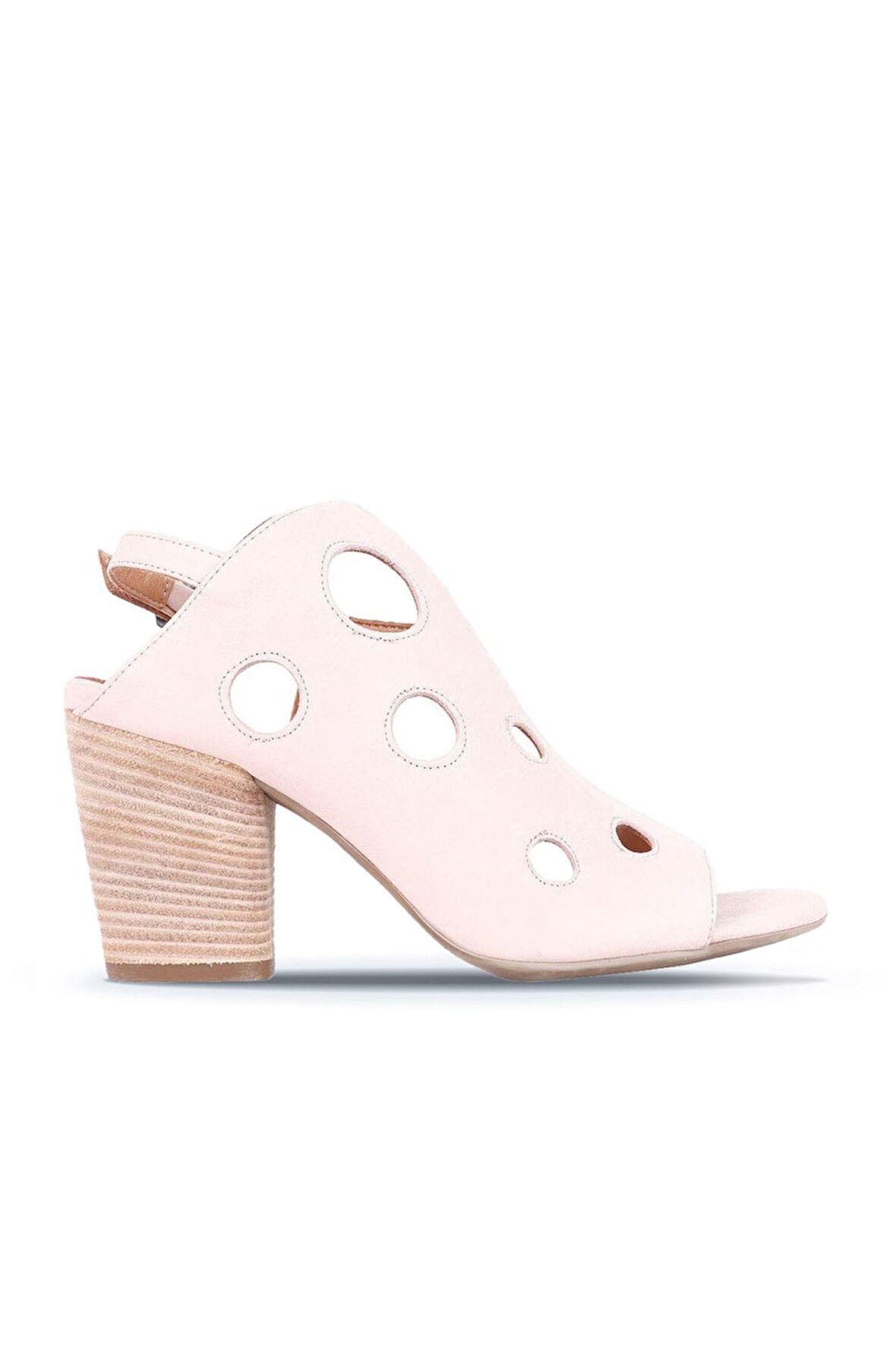 Bueno Shoes Pudra Deri Kadın Topuklu Sandalet 01wl3704