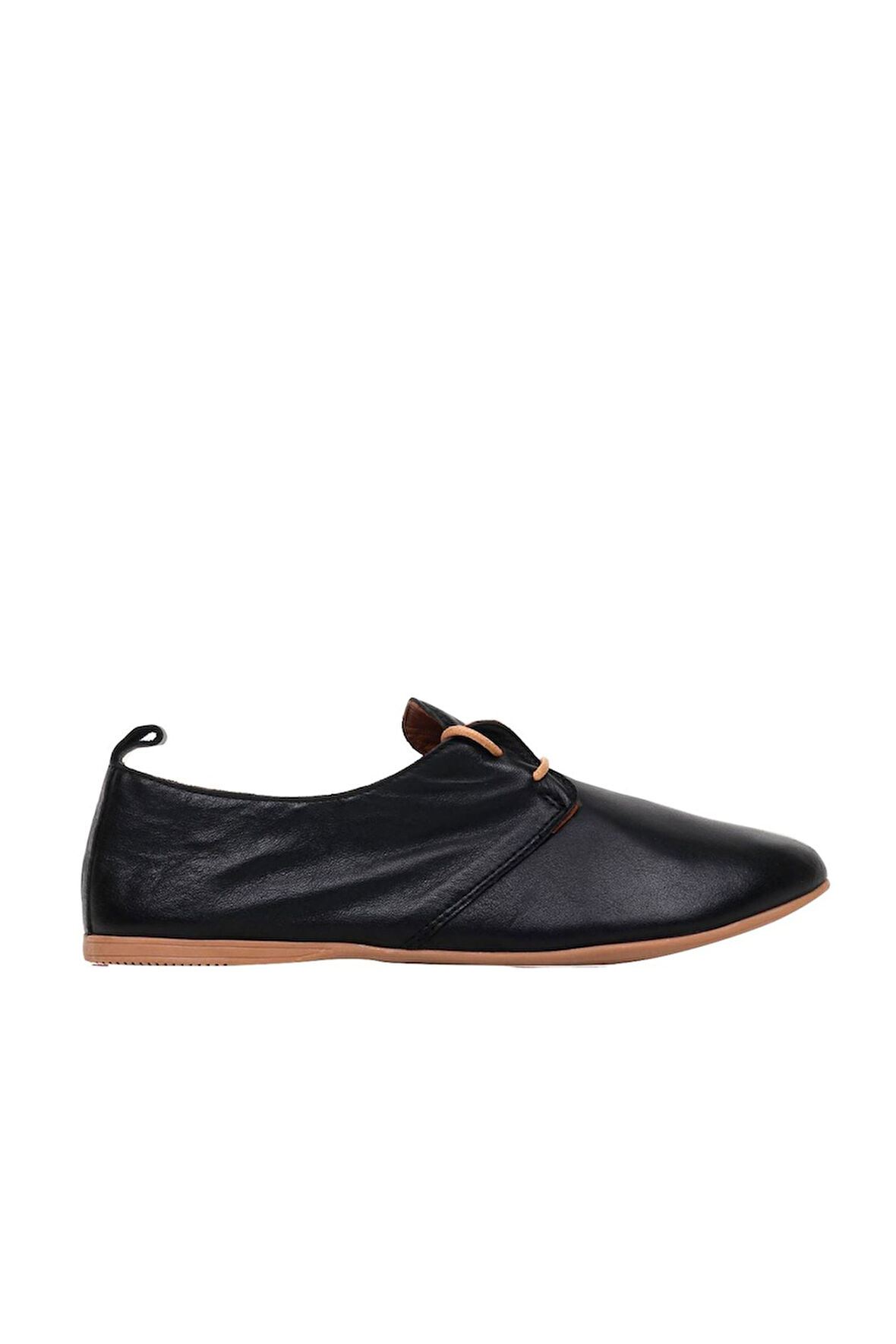 Bueno Shoes Siyah Deri Kadın Günlük Ayakkabı 01wj2123