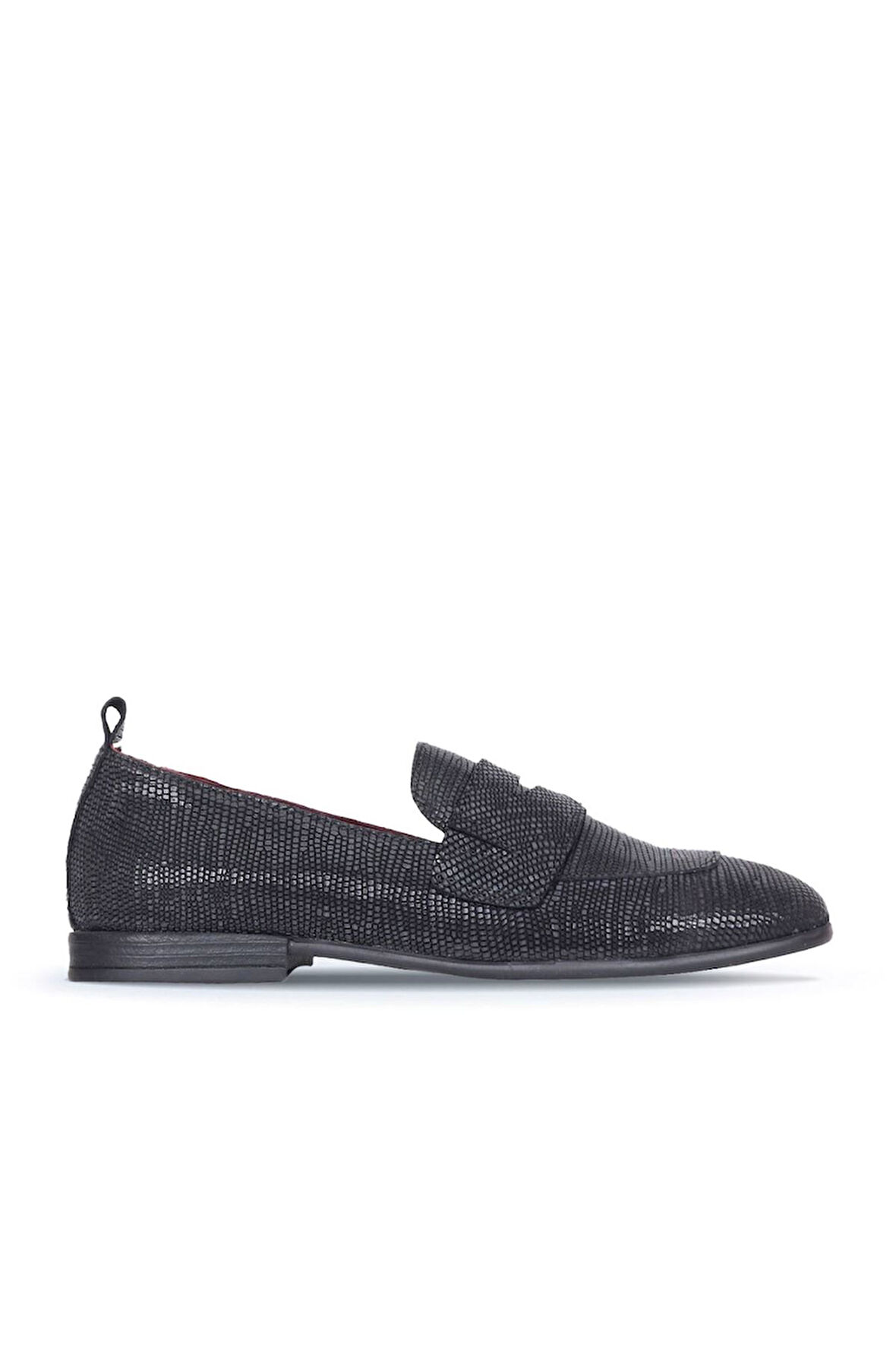 Bueno Shoes Siyah Lzd Deri Kadın Az Topuklu Ayakkabı 01wp5800