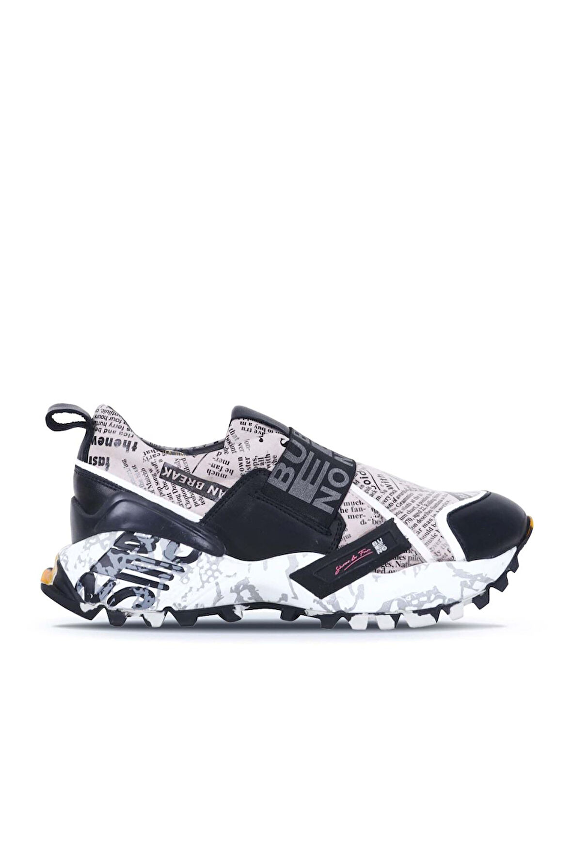 Bueno Shoes Siyah Deri Kadın Spor Ayakkabı 01wr2109