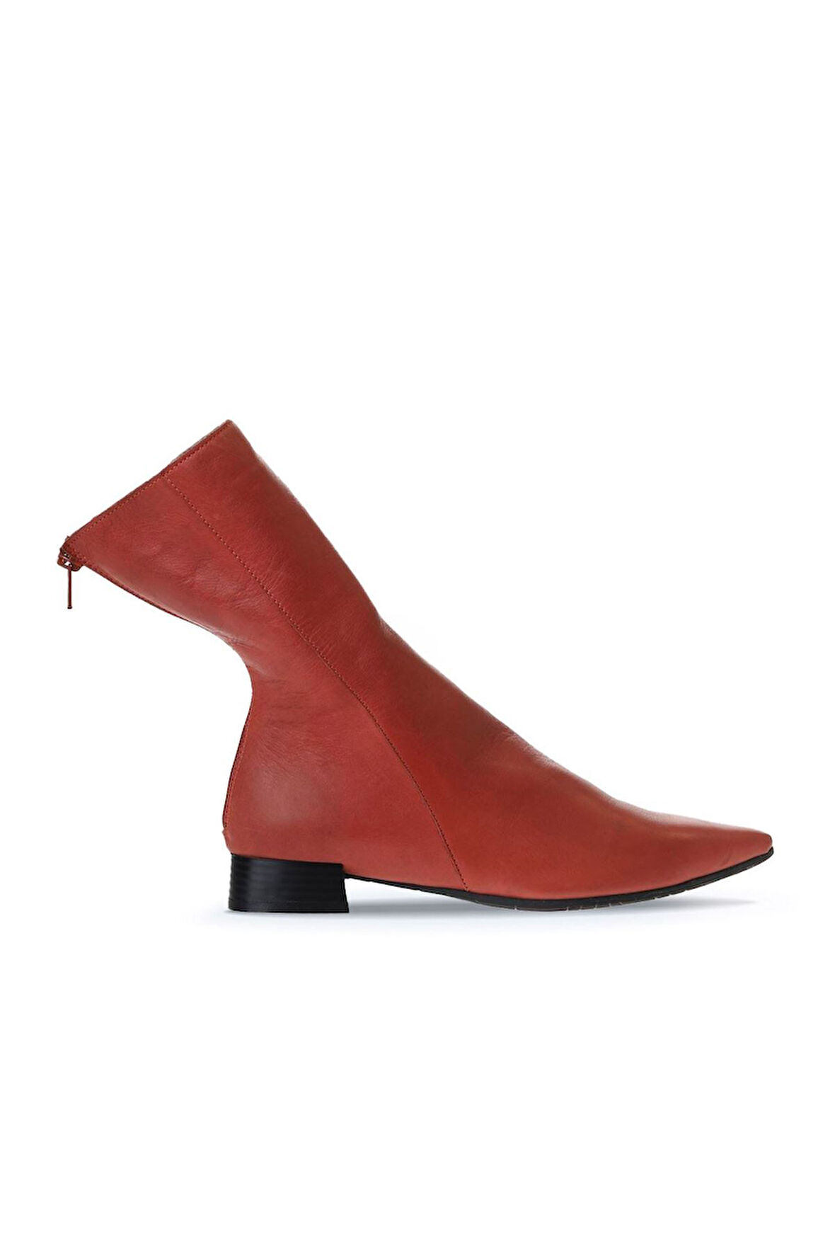 Bueno Shoes Kırmızı Deri Kadın Topuklu Bot 01wr3011