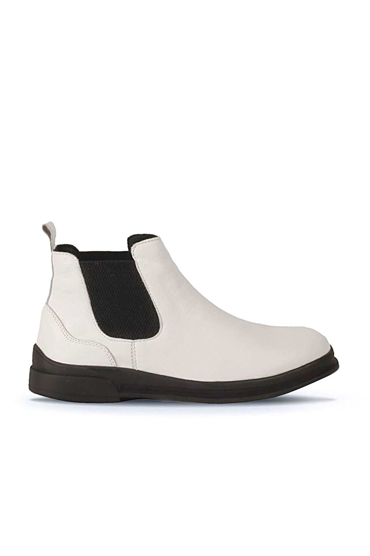 Bueno Shoes Beyaz Deri Kadın Düz Bot 01wr6300