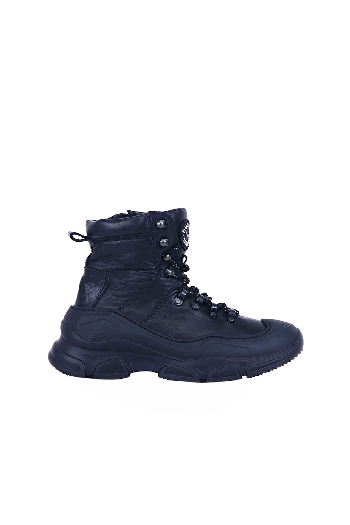 Bueno Shoes Siyah Deri Kadın Spor Bot 01wr7501