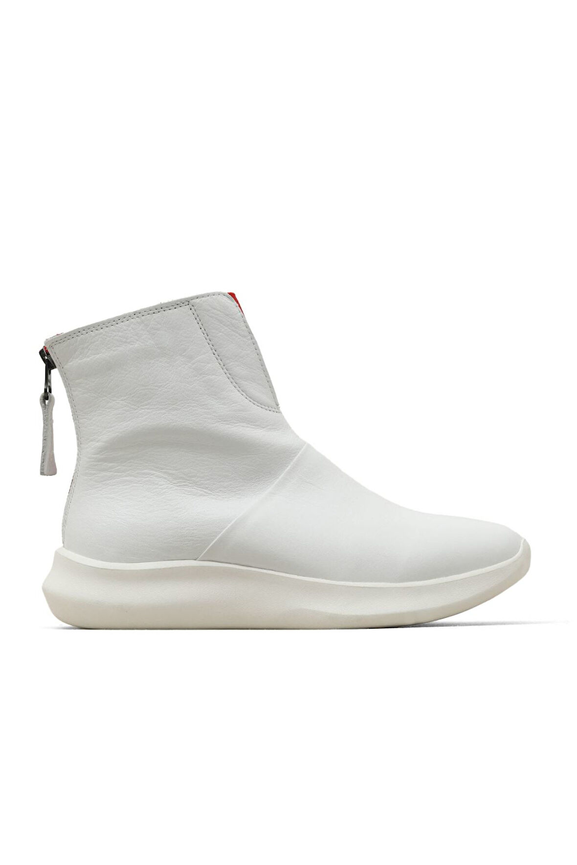 Bueno Shoes Kırmızı Deri Kadın Spor Bot 01wr8500