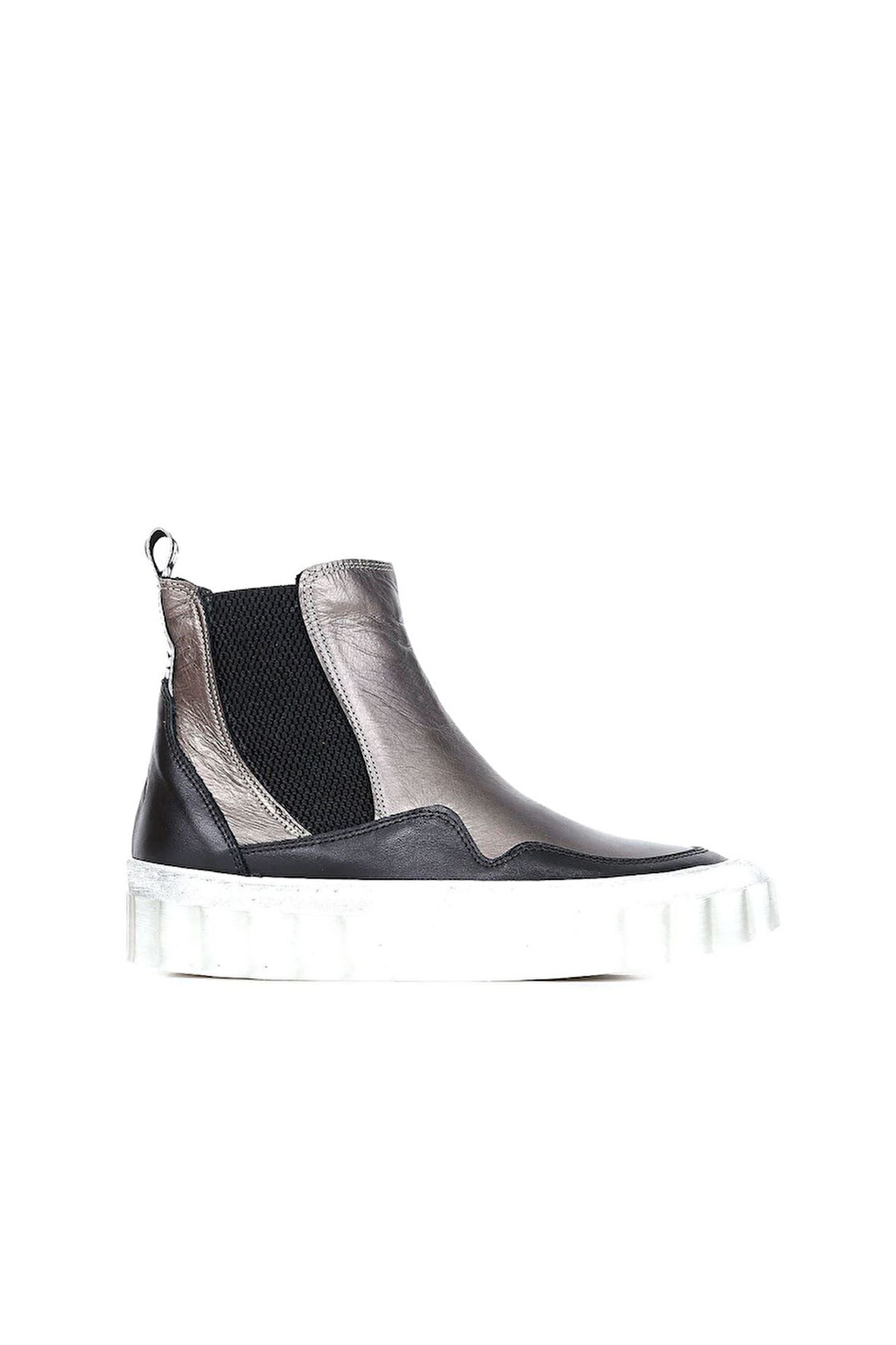 Bueno Shoes Gri Deri Kadın Spor Bot 01wr8601