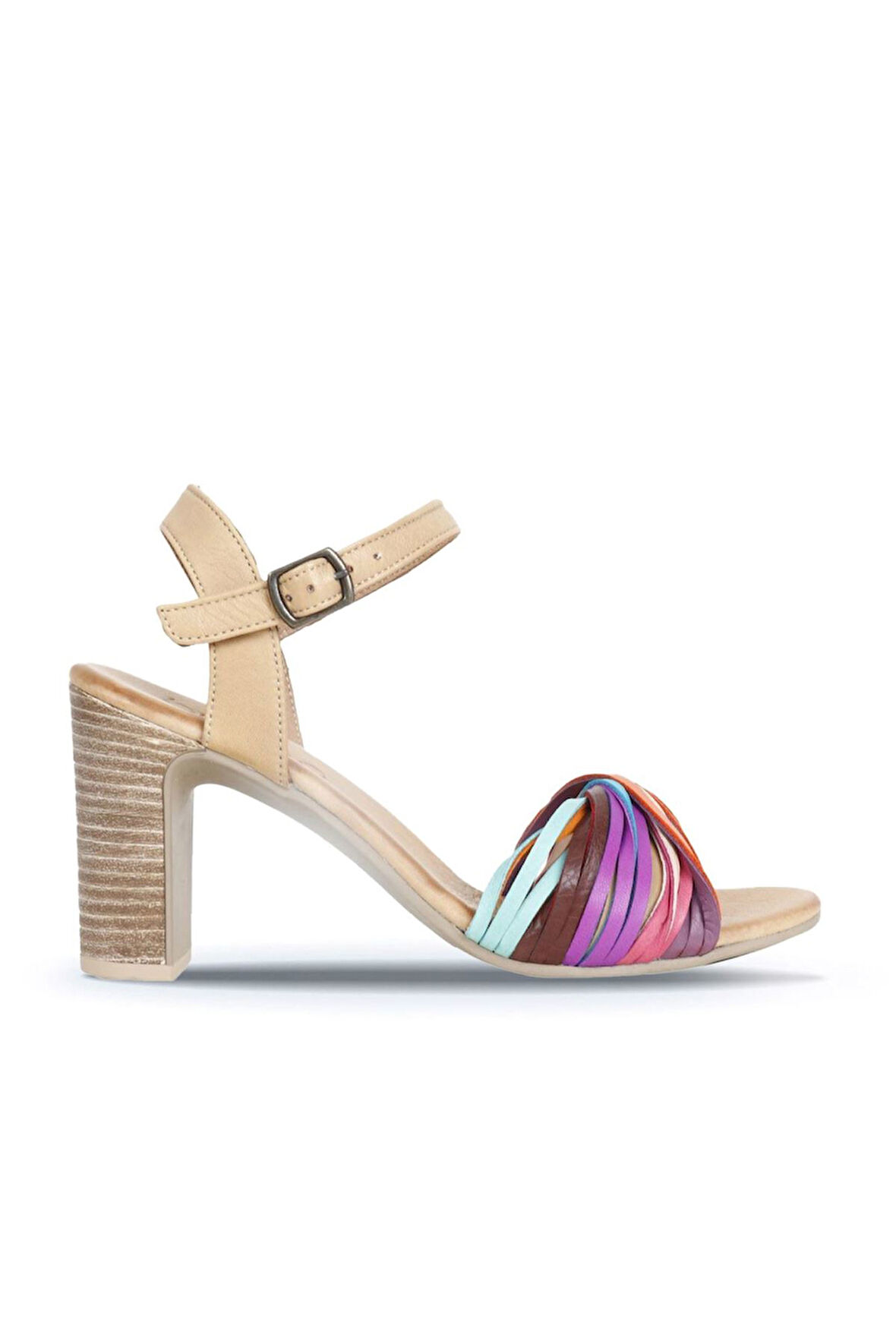 Bueno Shoes Multi M10 Deri Kadın Topuklu Sandalet 01wn4302