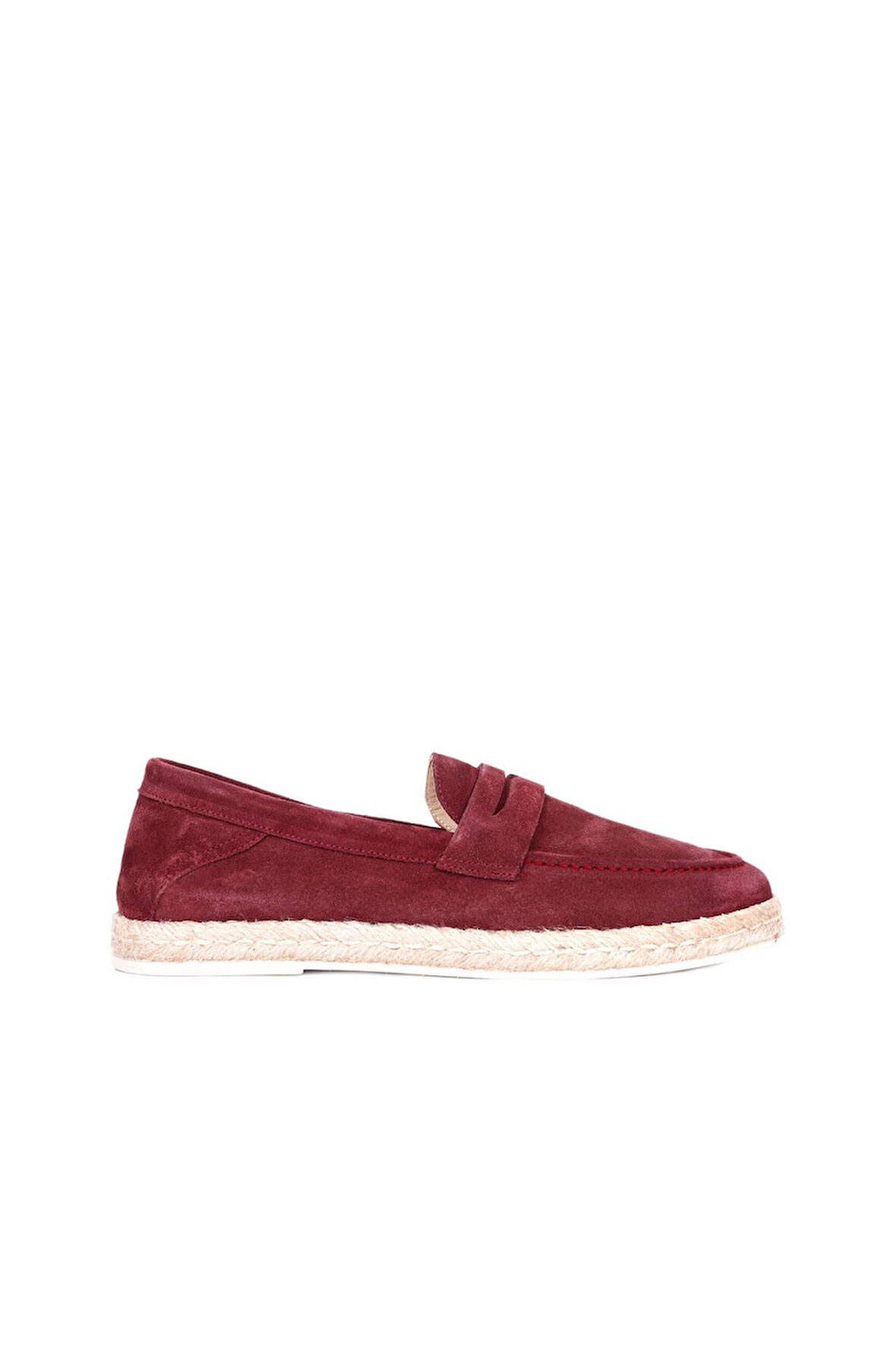 Bueno Shoes Bordo Süet Erkek Espadril Ayakkabı 01ms12700