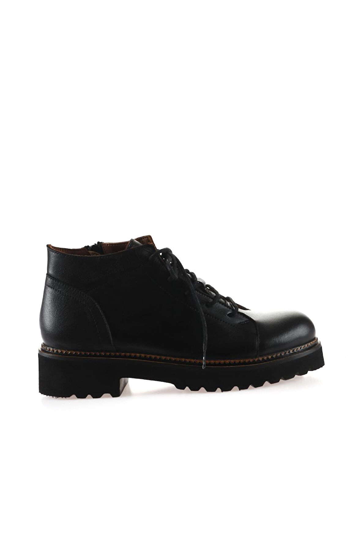 Bueno Shoes Siyah Deri Kadın Düz Bot 01wt0800