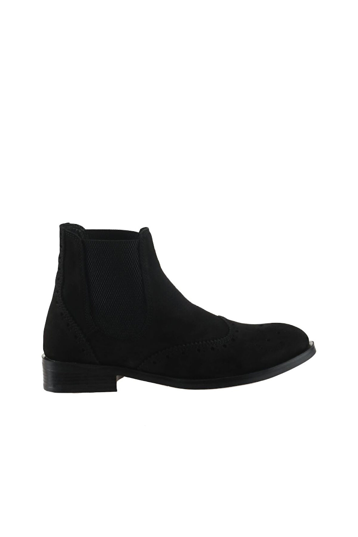 Bueno Shoes Siyah Nubuk Kadın Düz Bot 01wt2402
