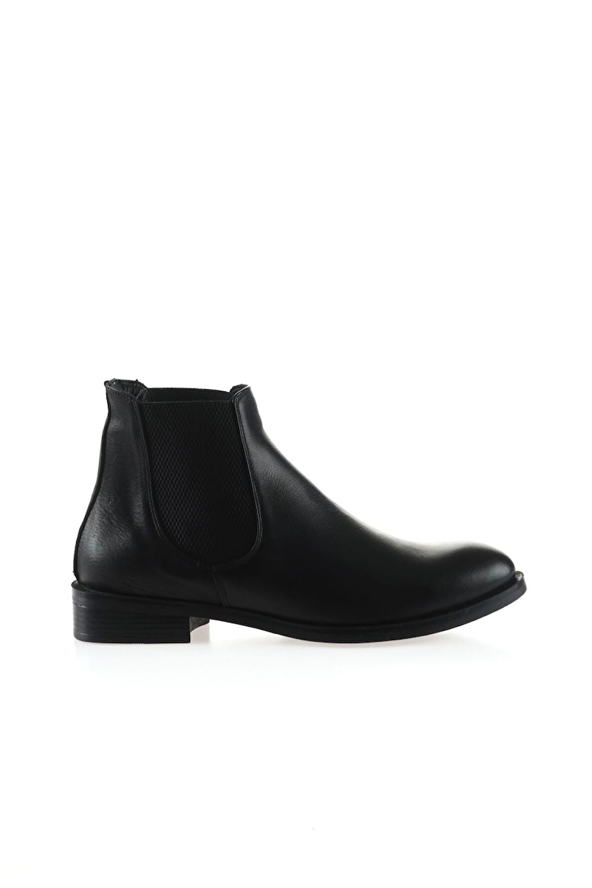 Bueno Shoes Siyah Flotter Deri Kadın Düz Bot 01wt2406