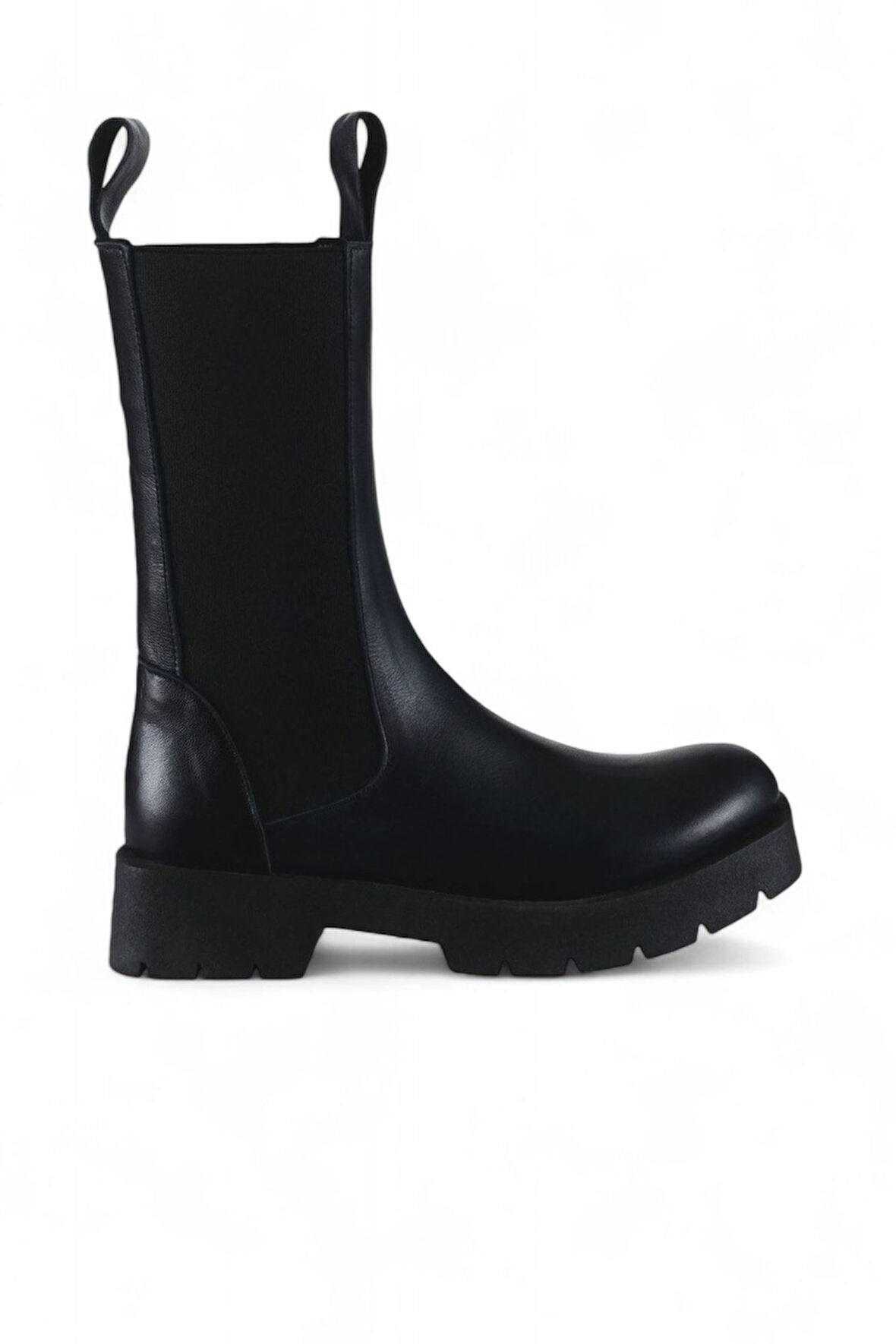 Bueno Shoes Siyah Deri Kadın Topuklu Bot 01wt2508