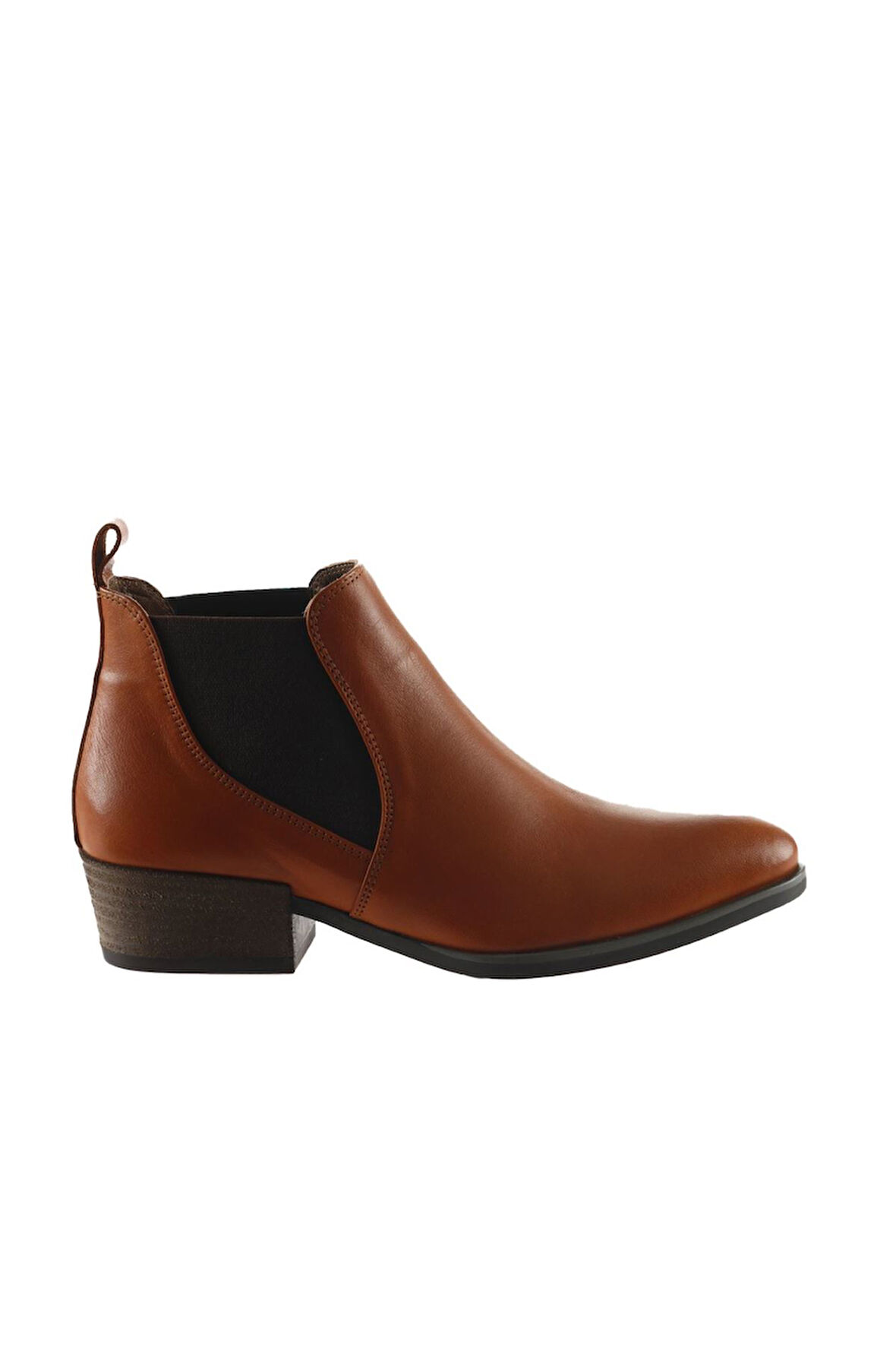 Bueno Shoes Taba Deri Kadın Topuklu Bot 01wp1303