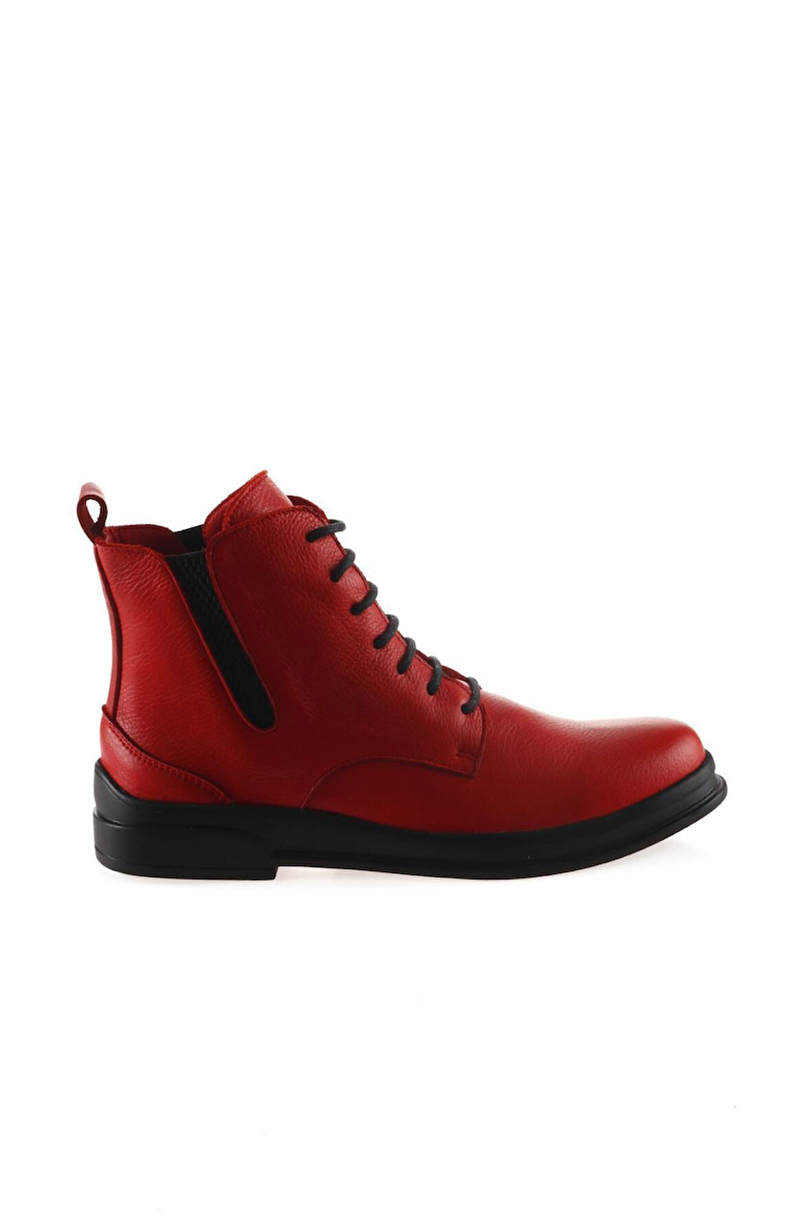 Bueno Shoes Kırmızı Deri Kadın Düz Bot 01wp6300