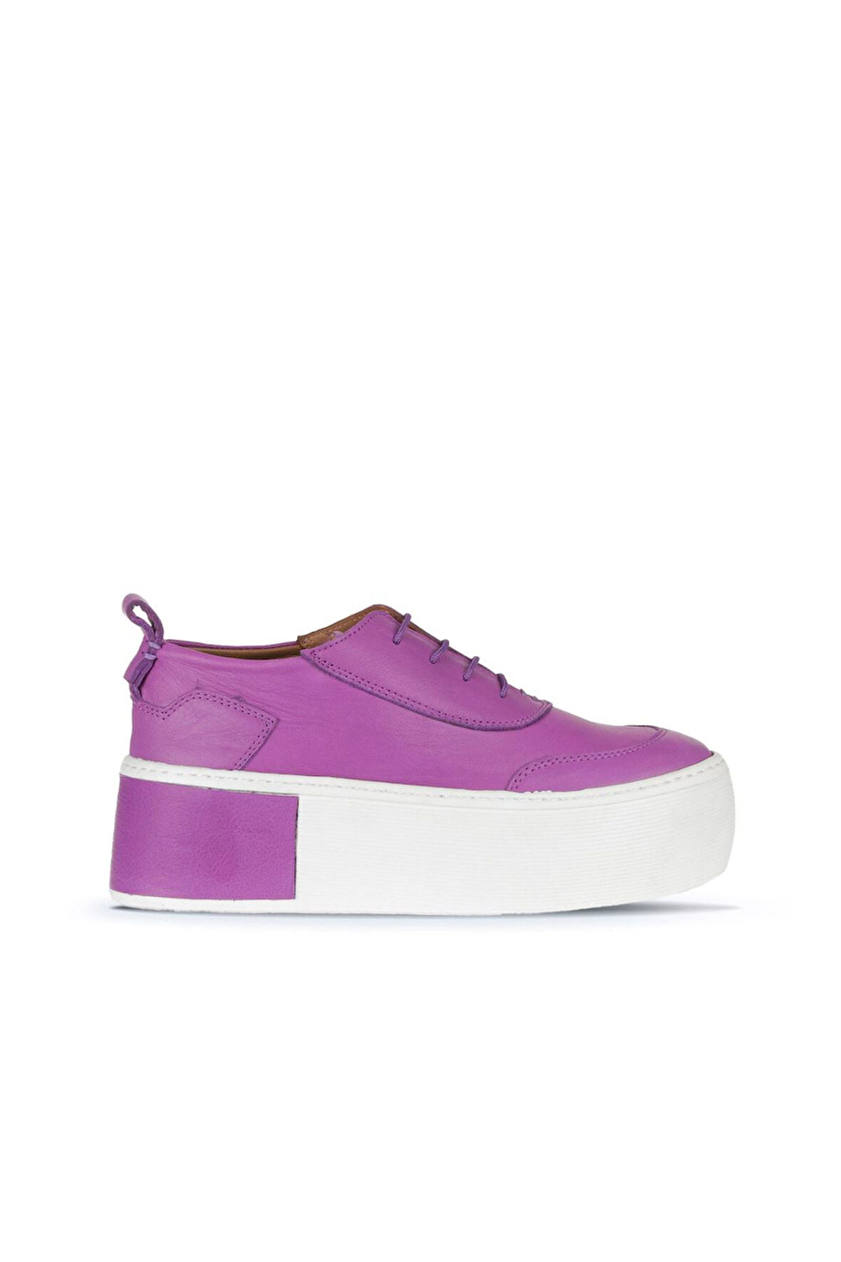 Bueno Shoes Lila Deri Kadın Dolgu Topuklu Ayakkabı 01ws7000