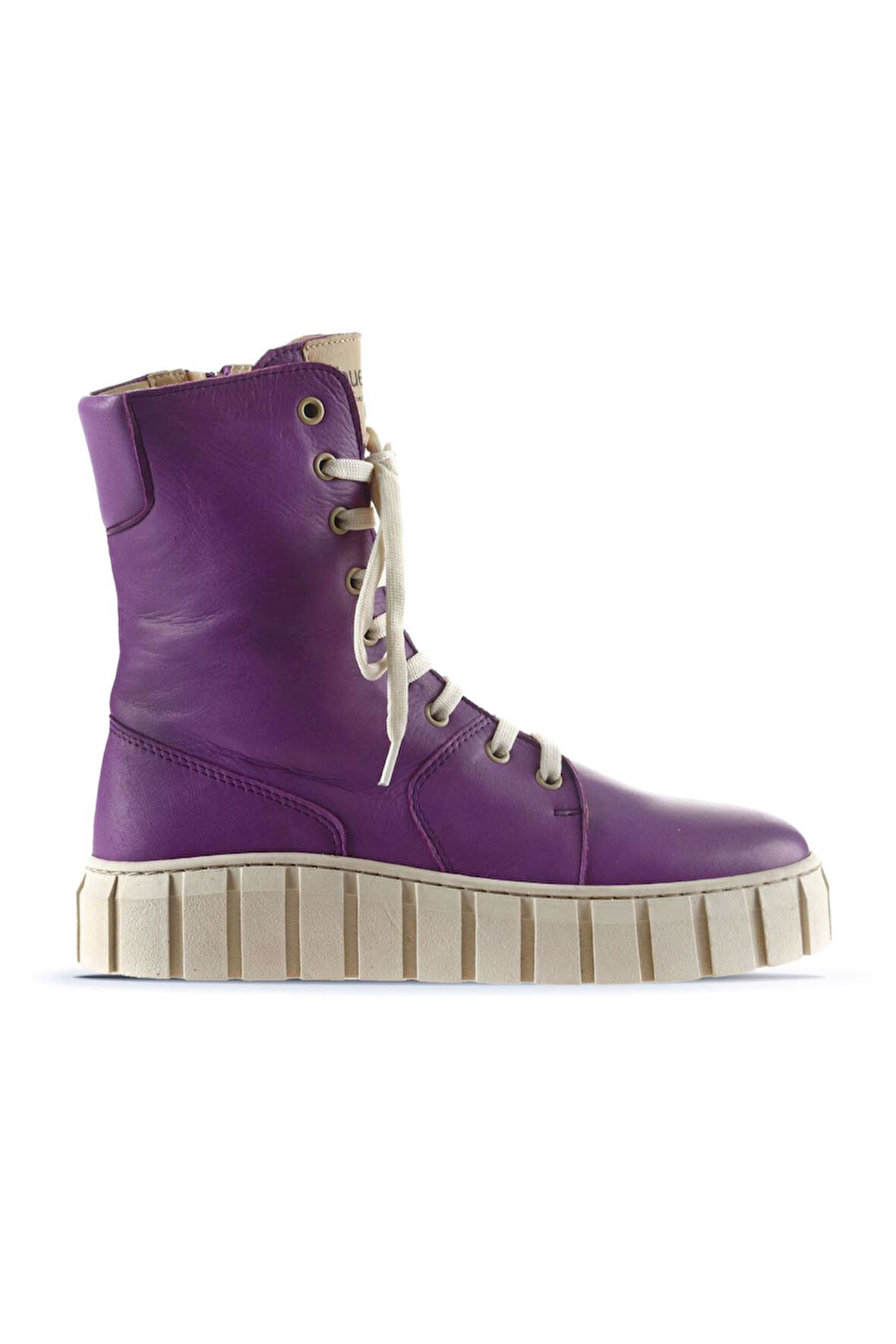 Bueno Shoes Lila Deri Kadın Düz Bot 01wt3404