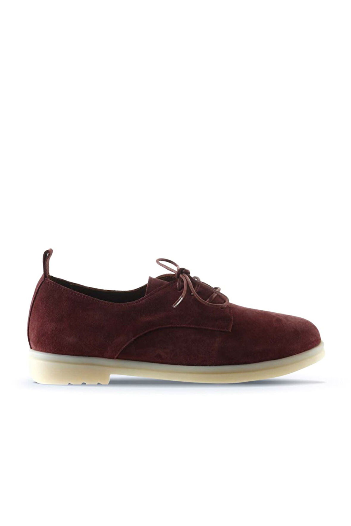 Bueno Shoes Bordo Süet Kadın Az Topuklu Ayakkabı 01wt3313