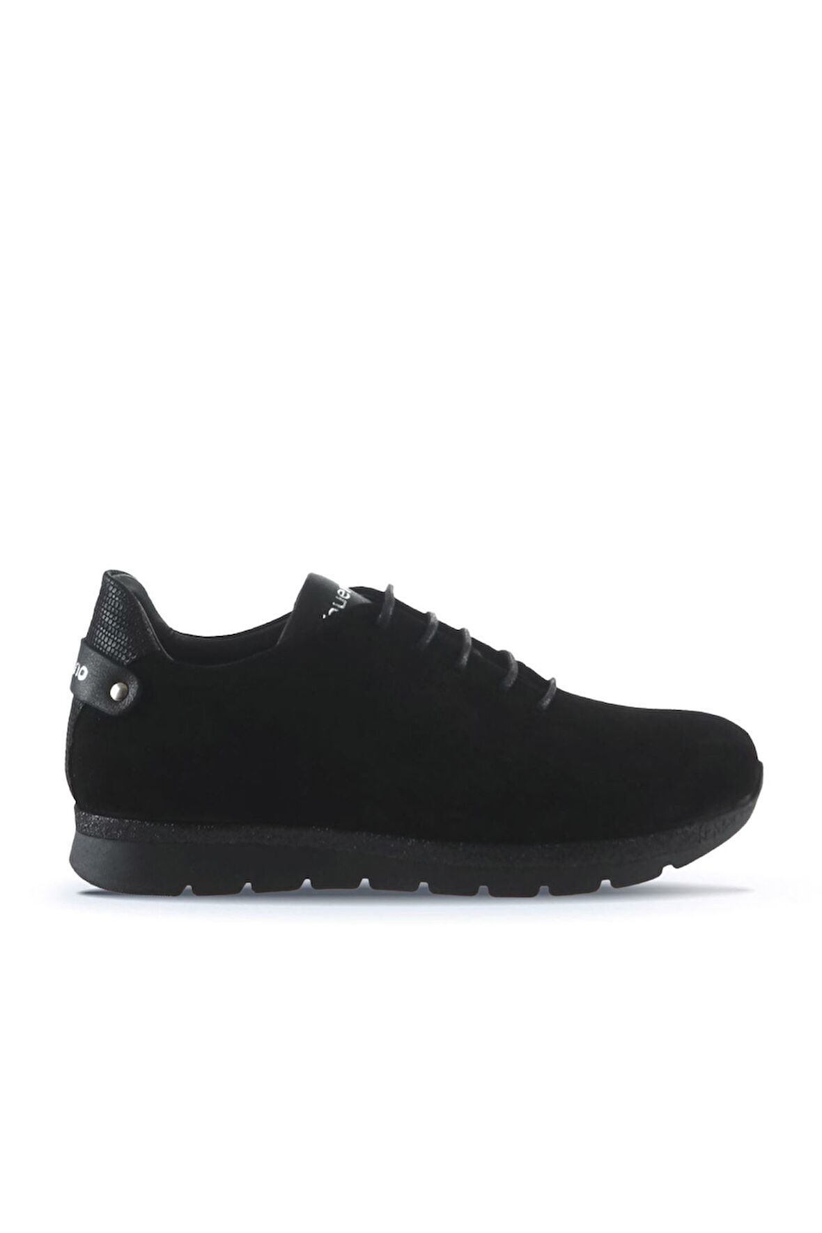 Bueno Shoes Siyah Süet-deri Kadın Düz Ayakkabı 01wr11900