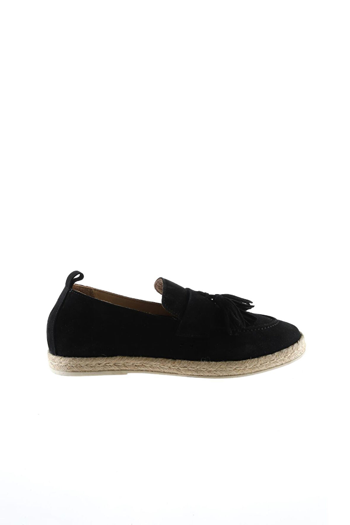 Bueno Shoes Siyah Süet Erkek Espadril Ayakkabı 01ms12702