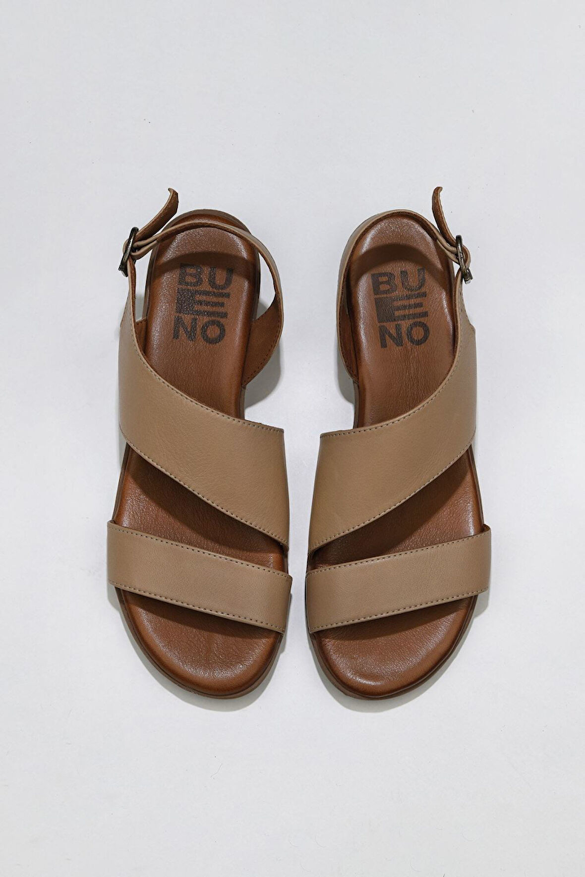 Bueno Shoes Vizon Deri Kadın Sandalet 01wl1508