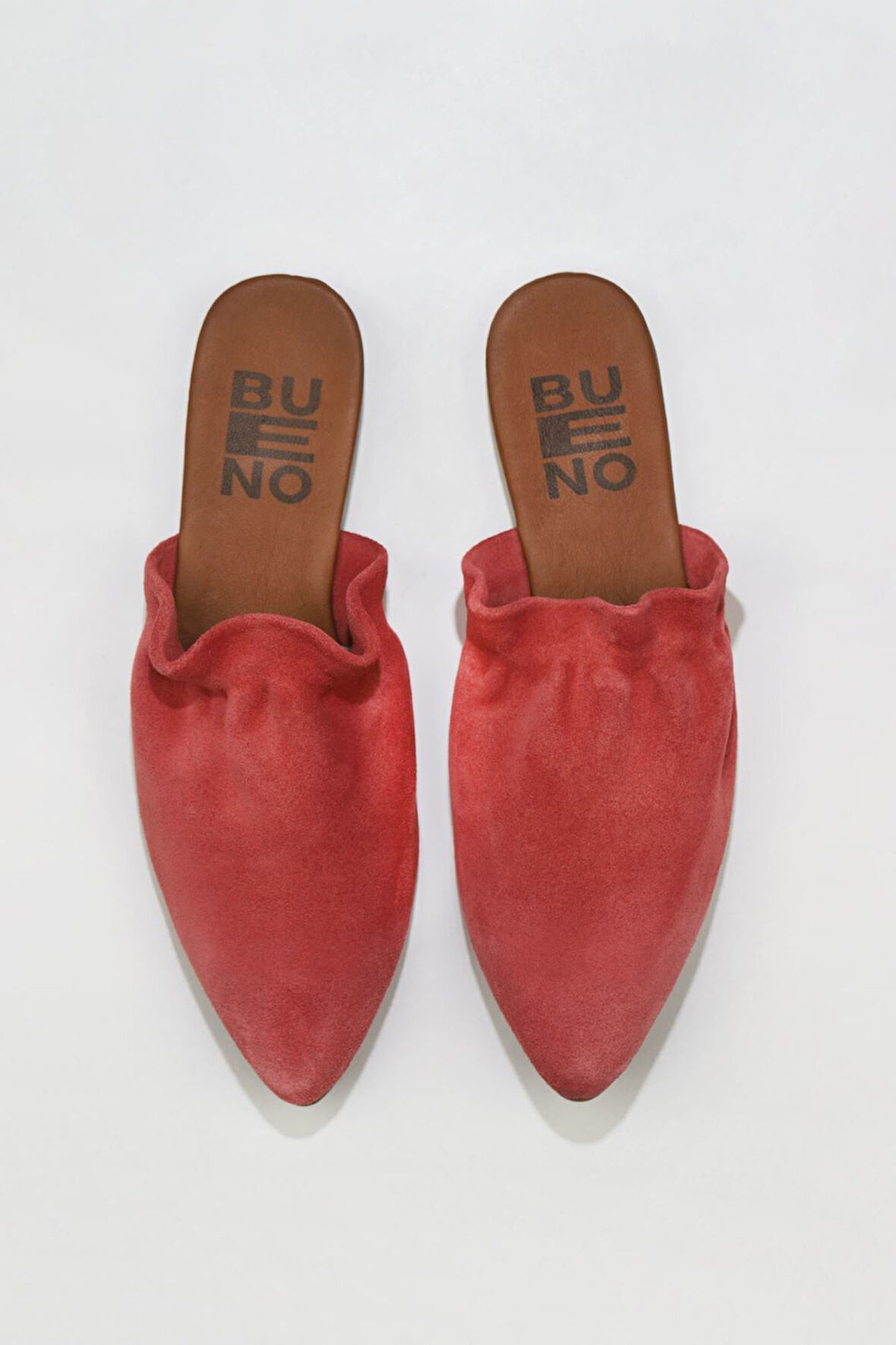 Bueno Shoes Nar Çiçeği Süet Kadın Düz Terlik 01wu7704