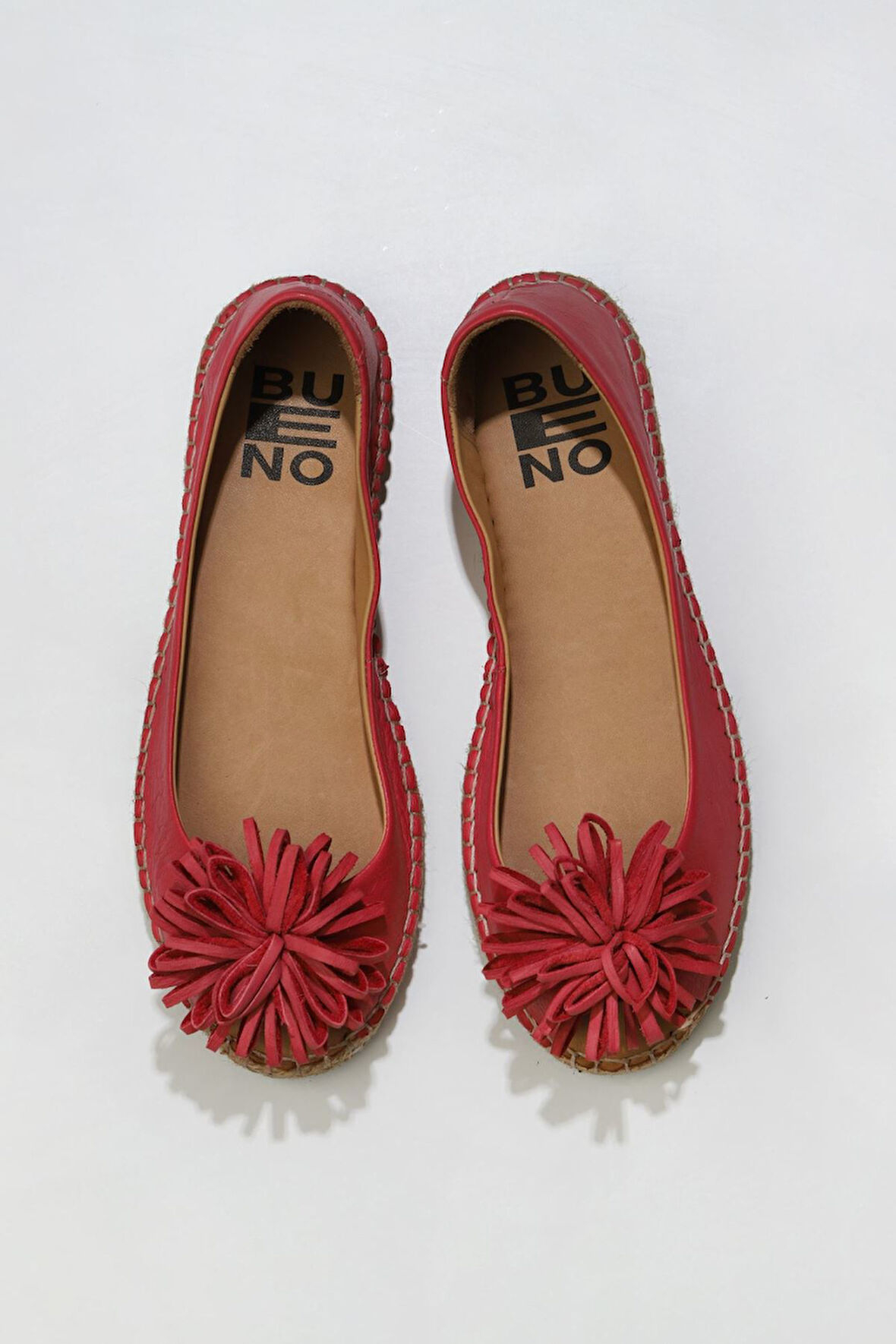 Bueno Shoes Fuşya Deri Kadın Düz Babet 01ws4807