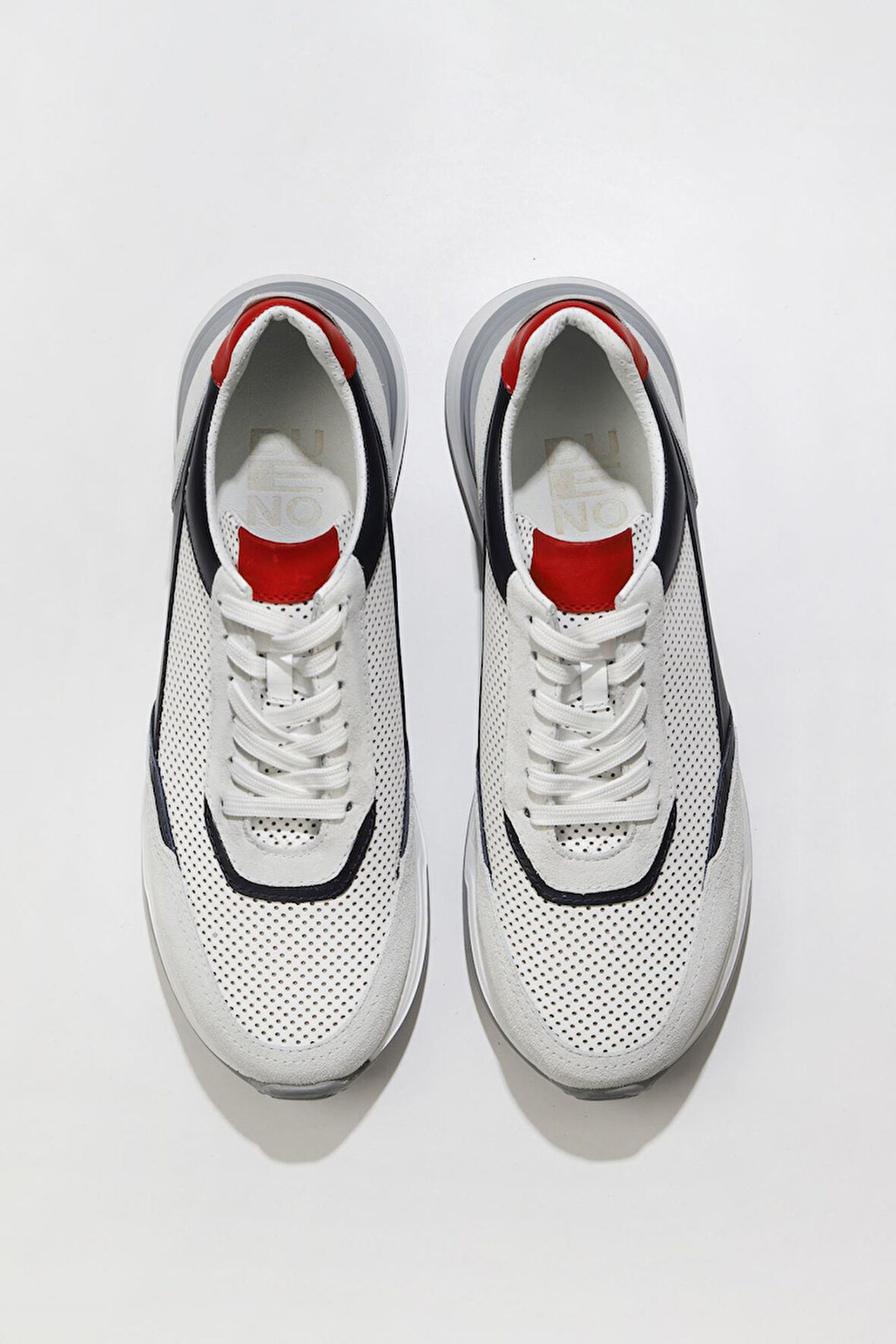 Bueno Shoes Beyaz Multi Deri Erkek Spor Ayakkabı 03m22201
