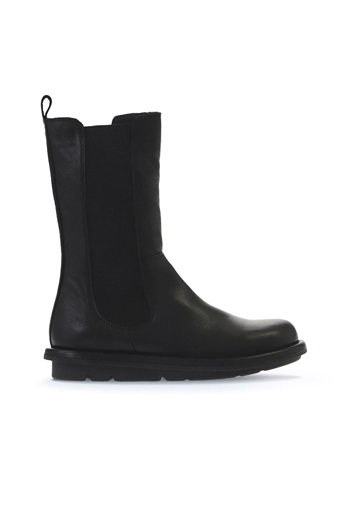 Bueno Shoes Siyah Deri Kadın Düz Bot 01wv7506