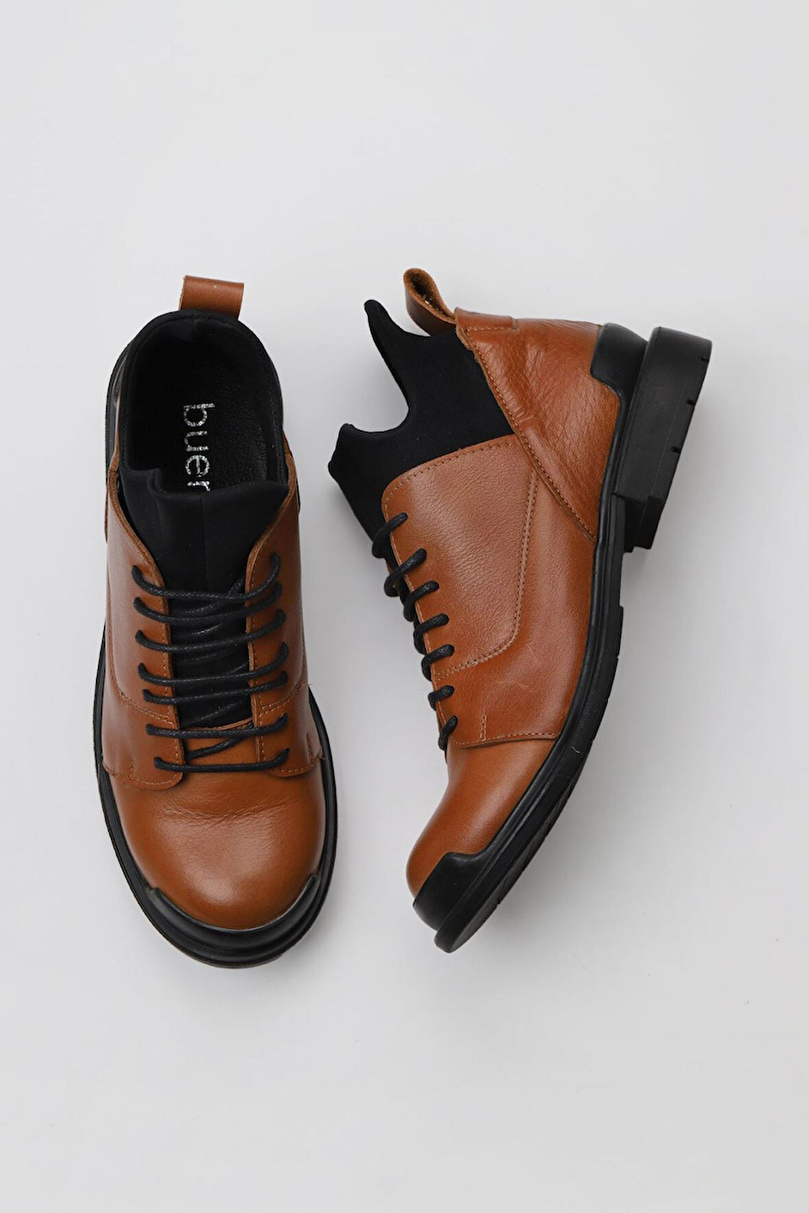 Bueno Shoes Taba Deri Kadın Düz Bot 01wp7701