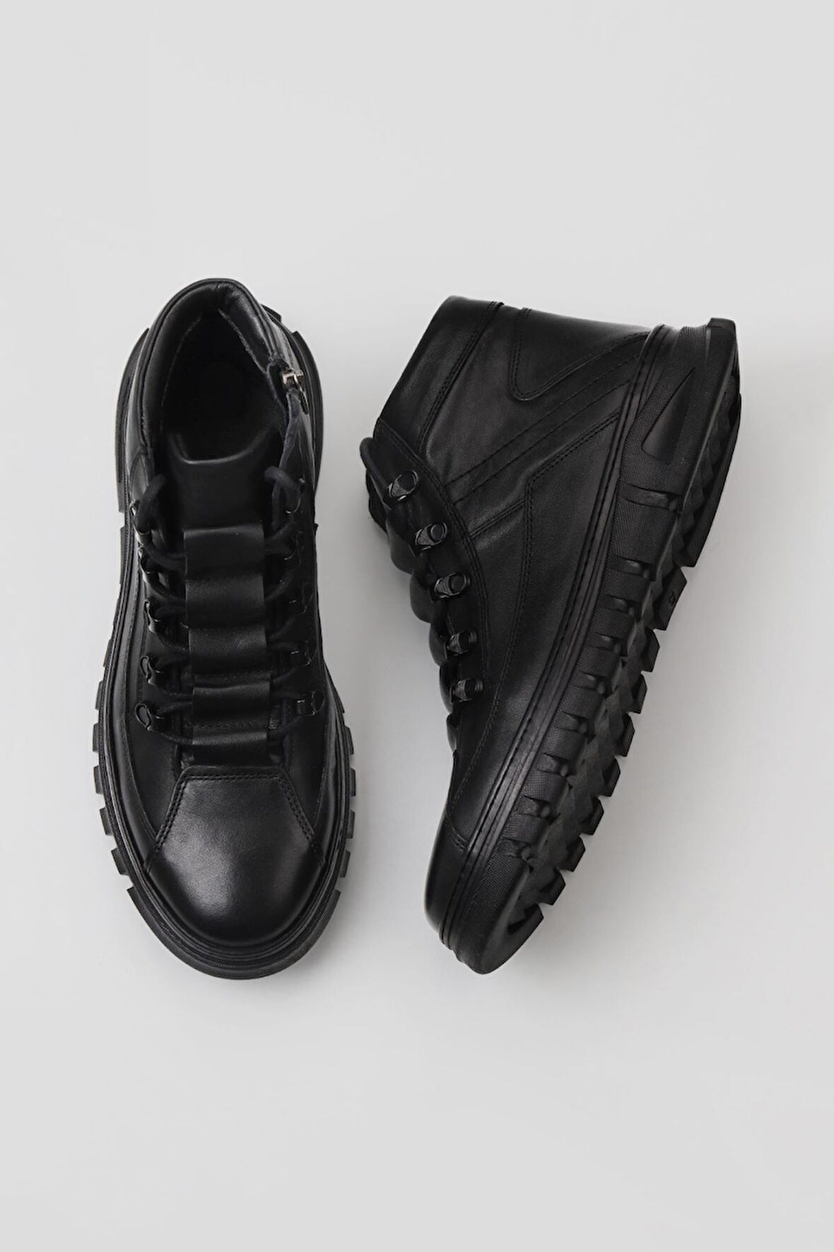 Bueno Shoes Siyah Messi Deri Erkek Bot 07m06213506