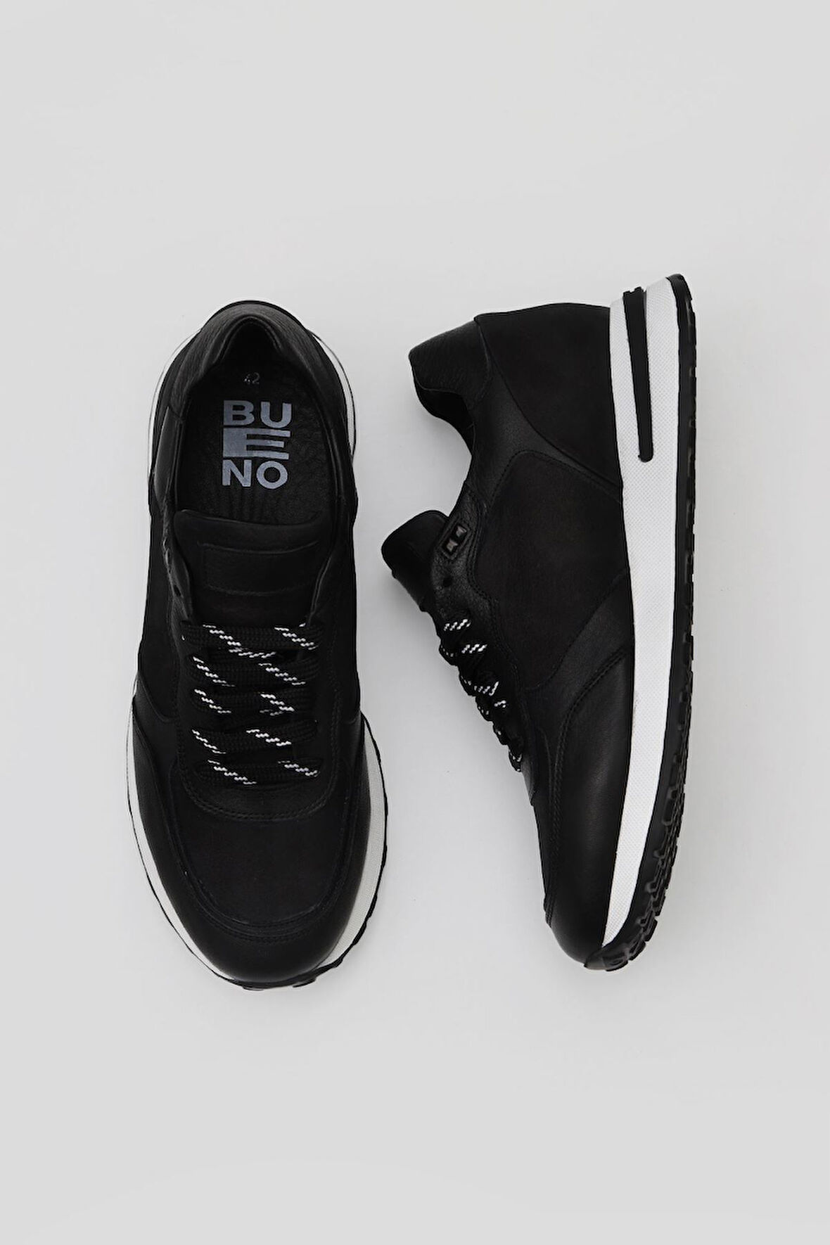 Bueno Shoes Siyah Multi Deri Erkek Spor Ayakkabı 01mv11501