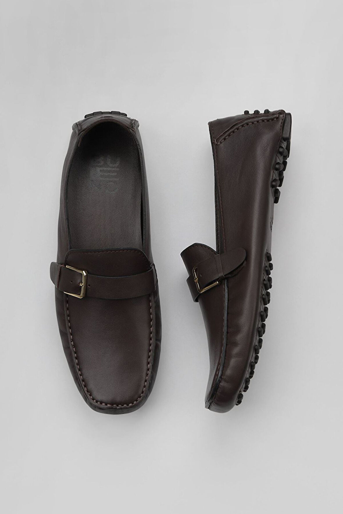 Bueno Shoes Kahverengi Sofitel Deri Erkek Loafer 10m102661