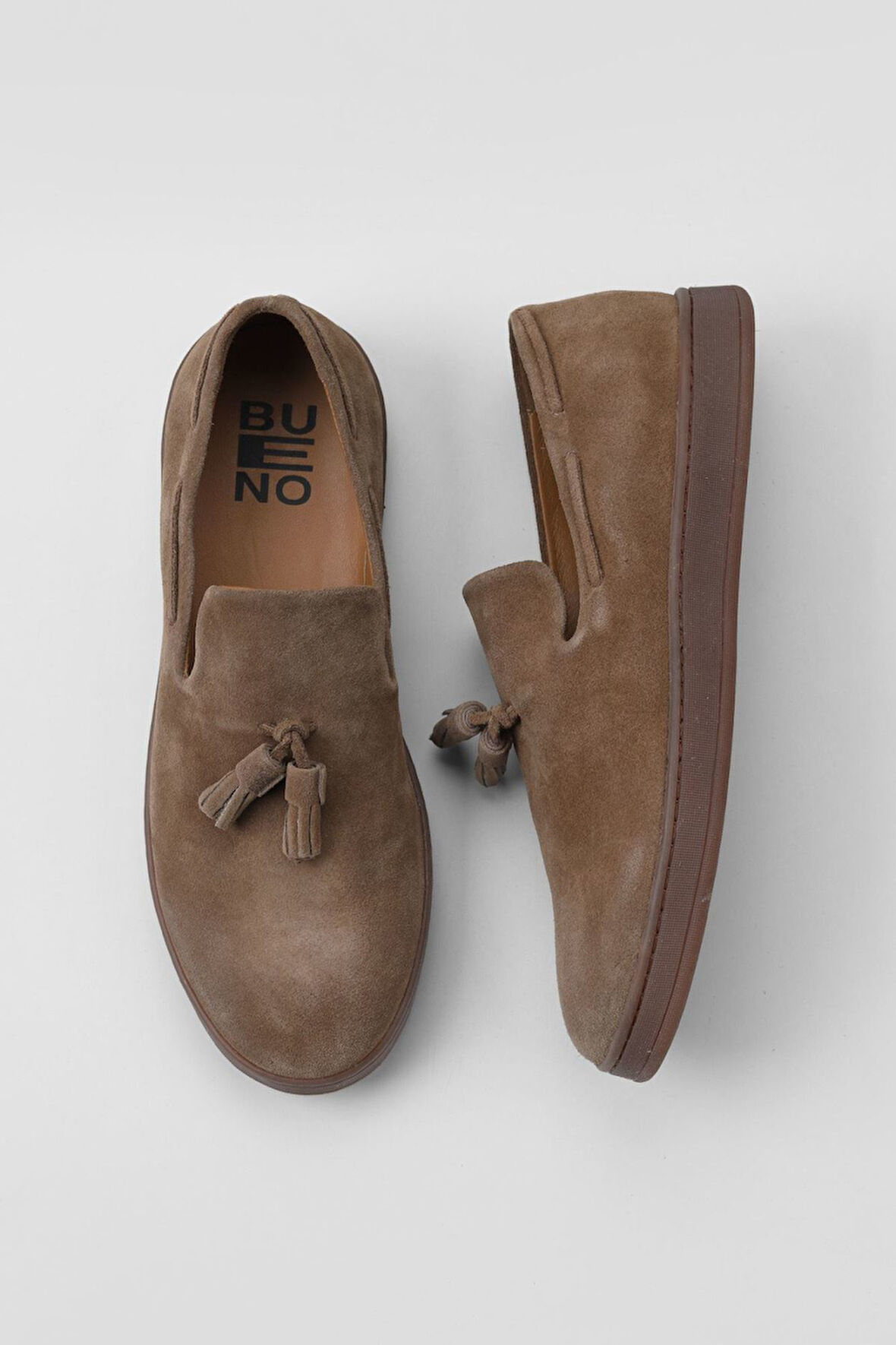 Bueno Shoes Taba Süet Erkek Loafer 10m50029