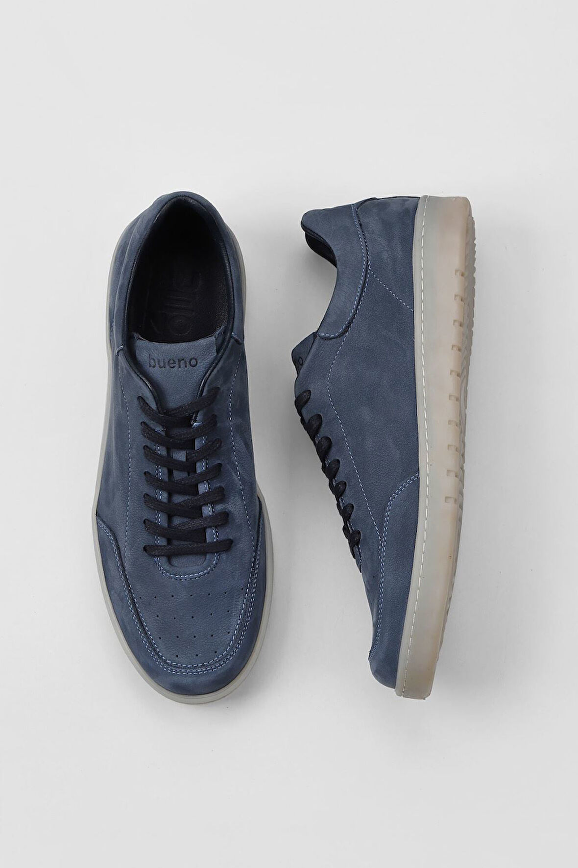Bueno Shoes Mavi Dante Deri Erkek Spor Ayakkabı 07m0981