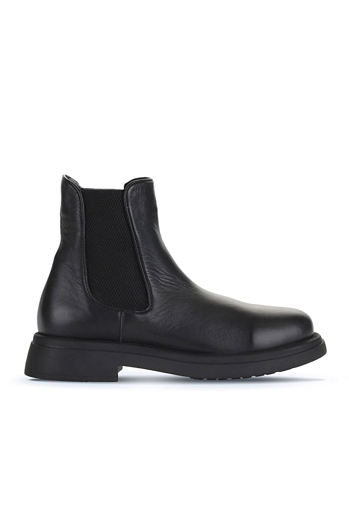 Bueno Shoes Siyah Deri Kadın Düz Bot 01wz4007