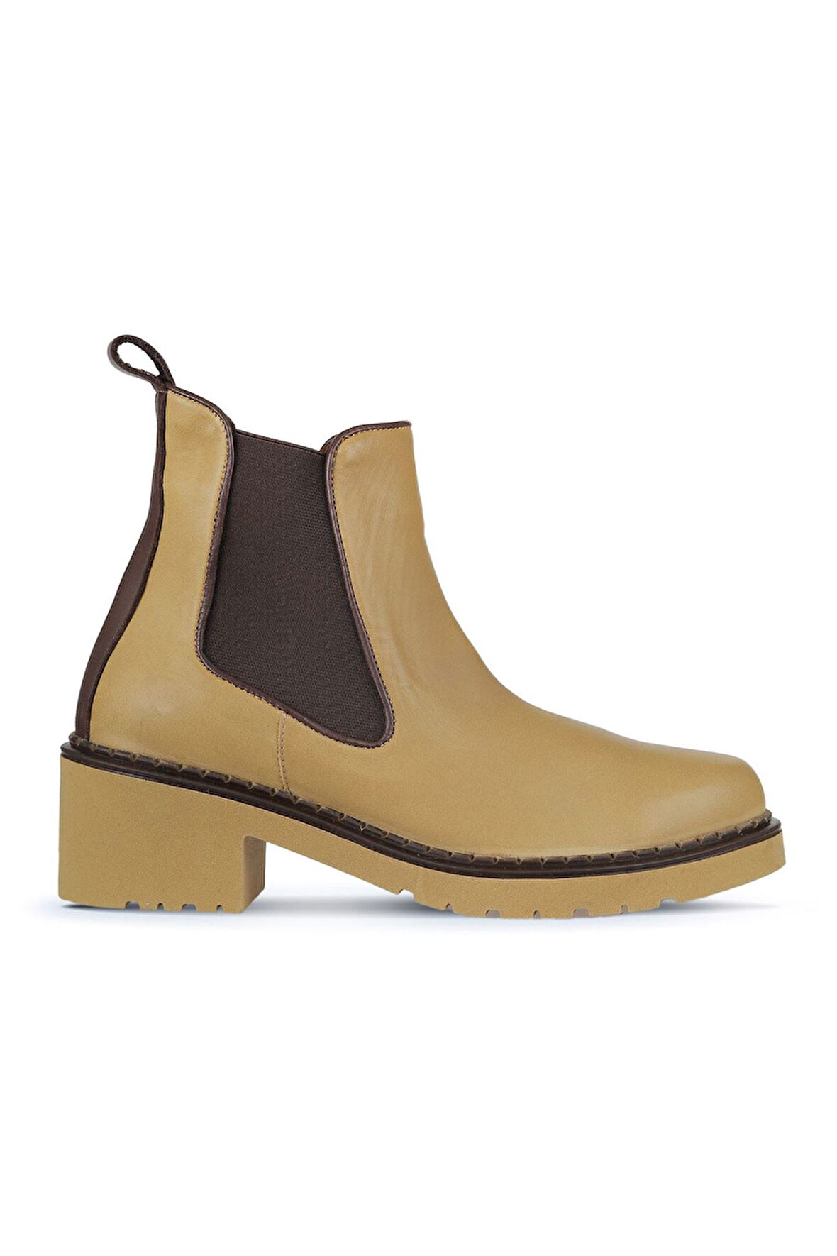 Bueno Shoes Tarçın Deri Kadın Topuklu Bot 01wz4402