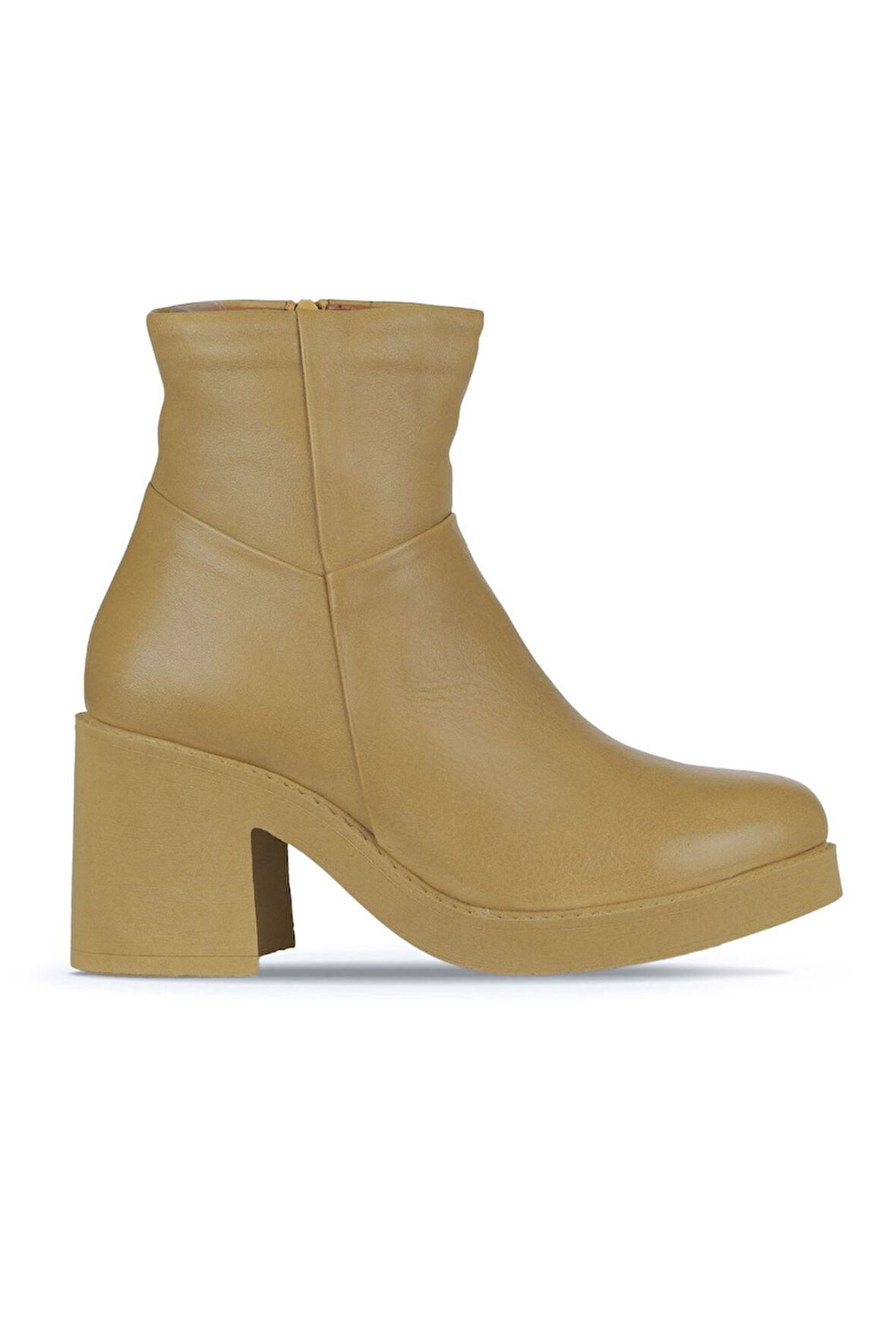 Bueno Shoes Tarçın Deri Kadın Topuklu Bot 01wz7100