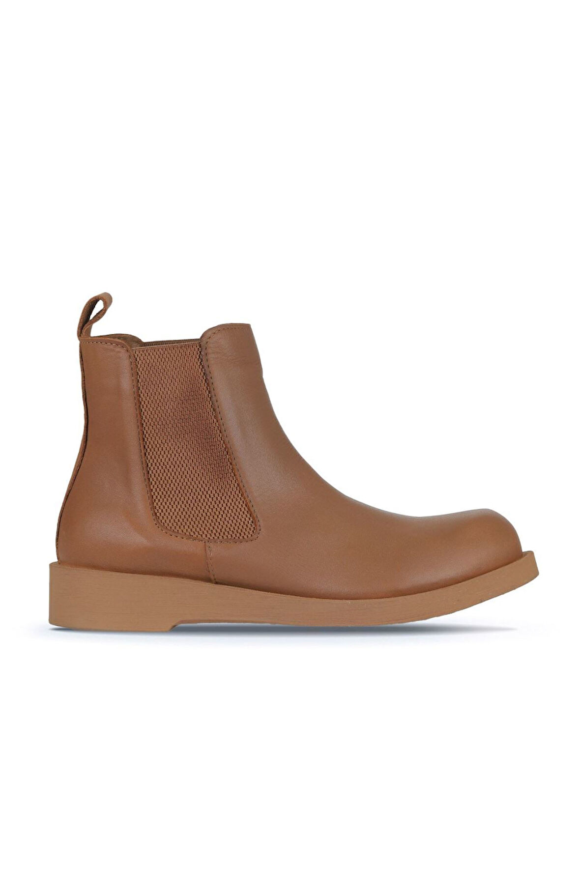 Bueno Shoes Taba Deri Kadın Düz Bot 01wz8903