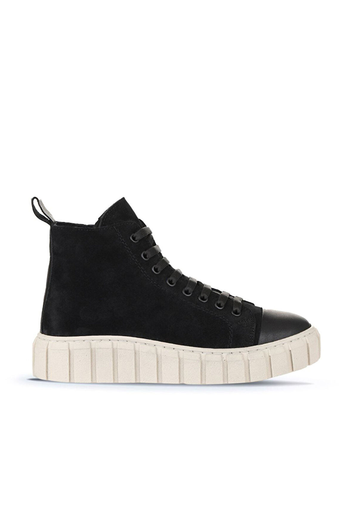 Bueno Shoes Siyah Süet Kadın Düz Bot 01wz4101