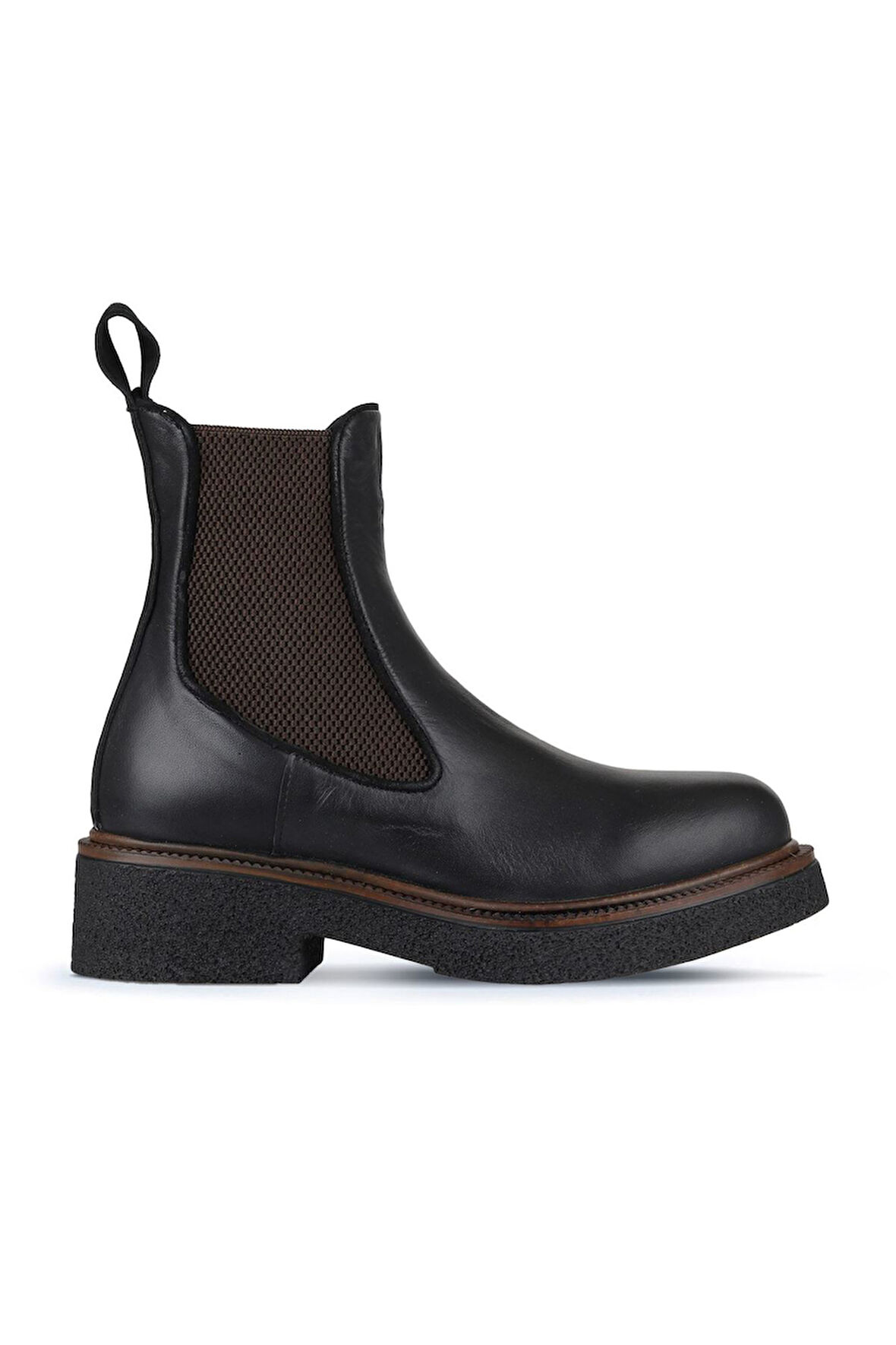 Bueno Shoes Siyah Deri Kadın Düz Bot 01wz4300