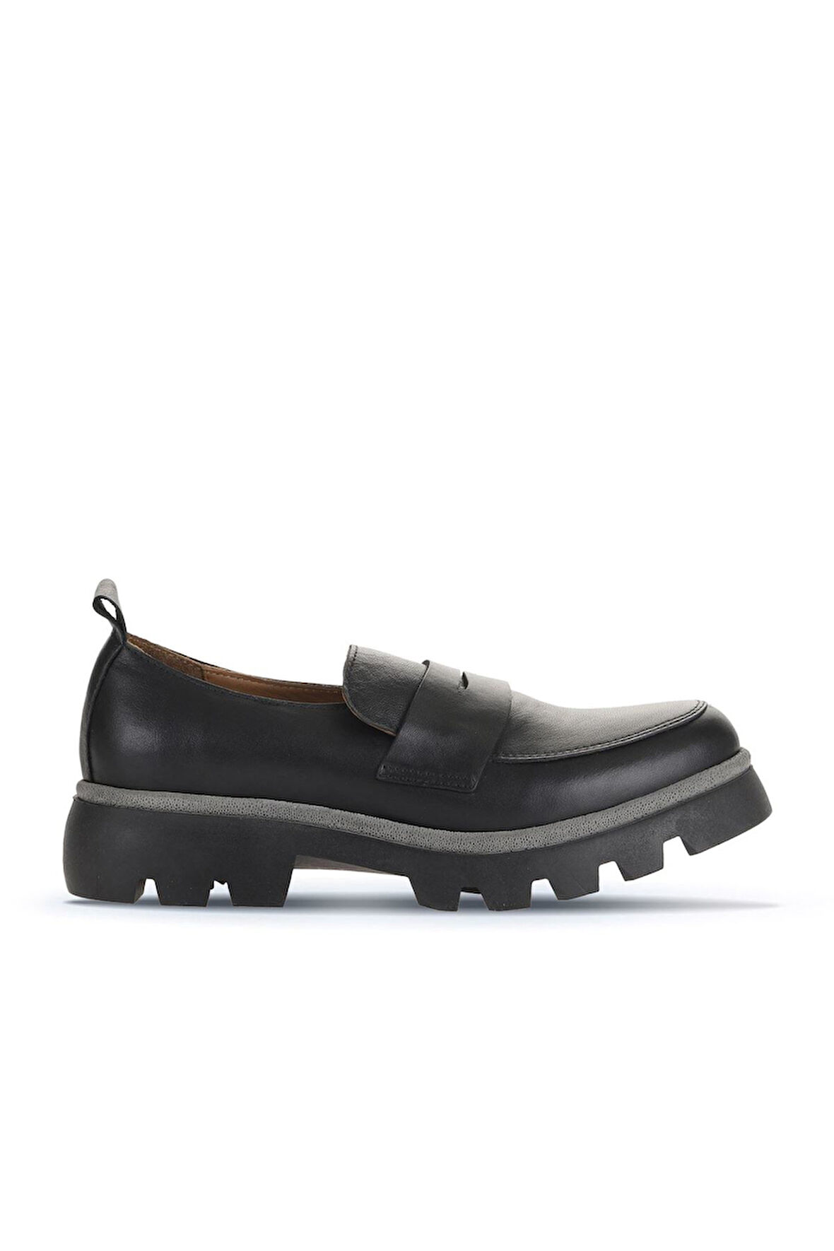 Bueno Shoes Siyah Deri Kadın Loafer 01wz6500