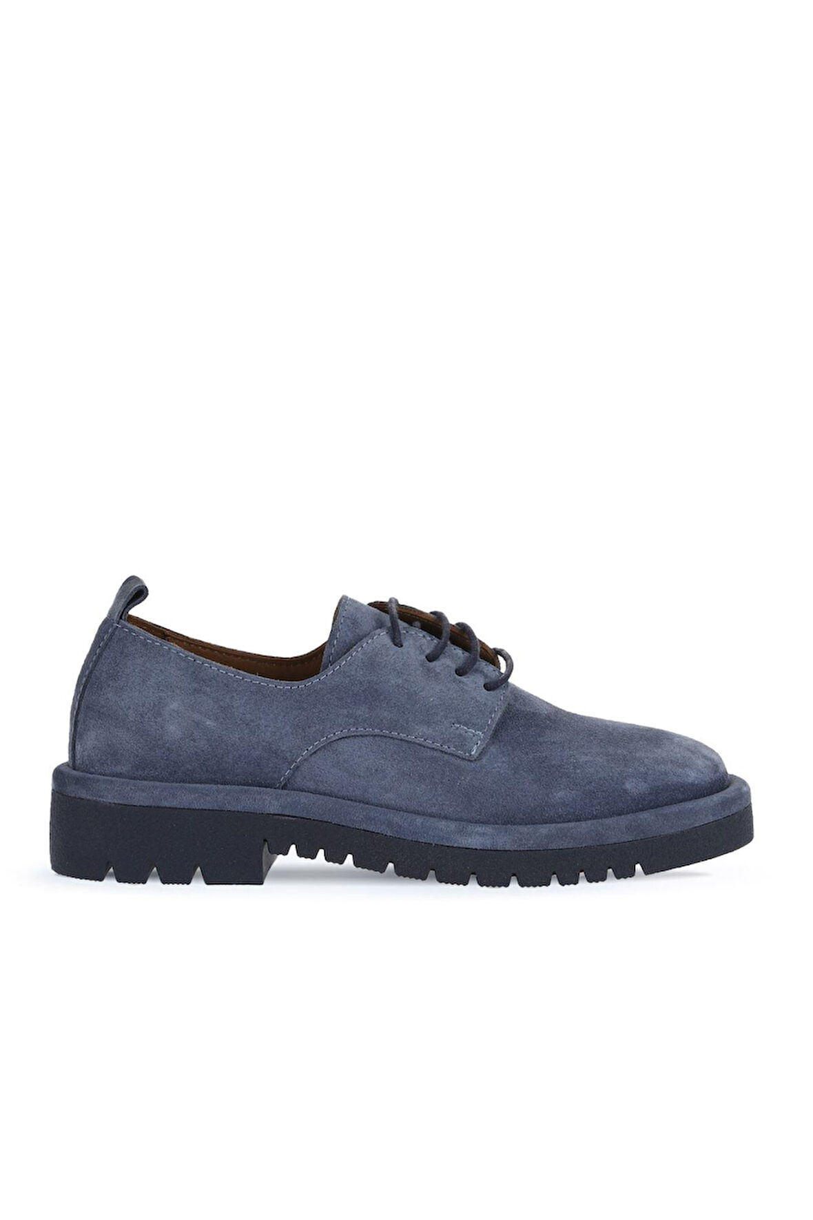 Bueno Shoes Mavi Süet Kadın Klasik Ayakkabı 01wz6704