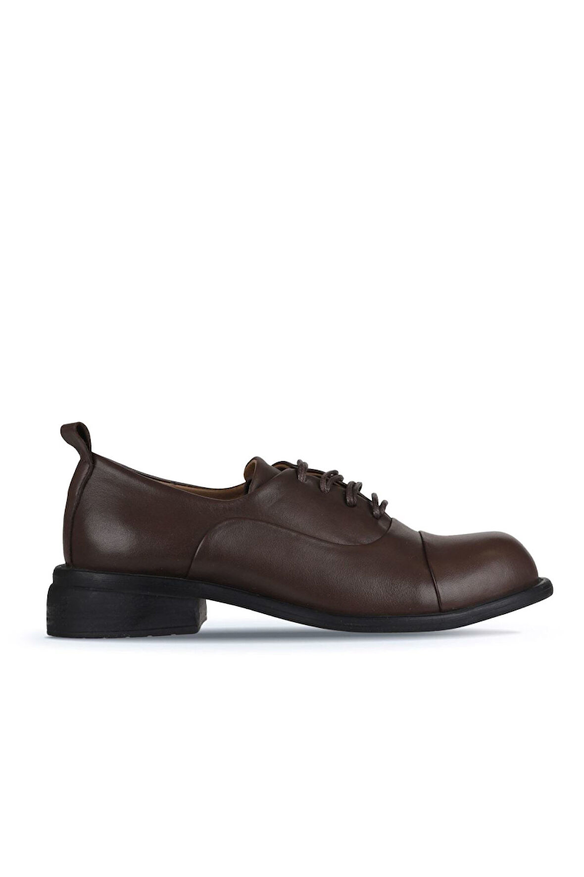 Bueno Shoes Kahverengi Deri Kadın Klasik Ayakkabı 01wz6801