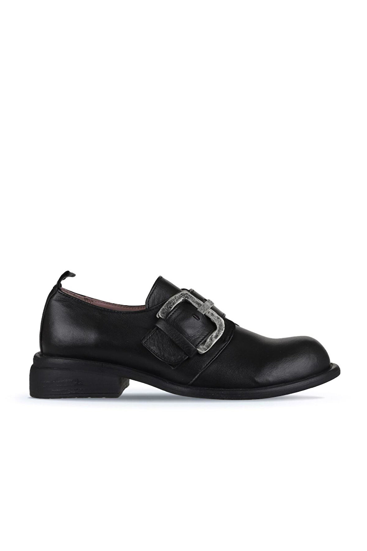 Bueno Shoes Siyah Deri Kadın Klasik Ayakkabı 01wz6802