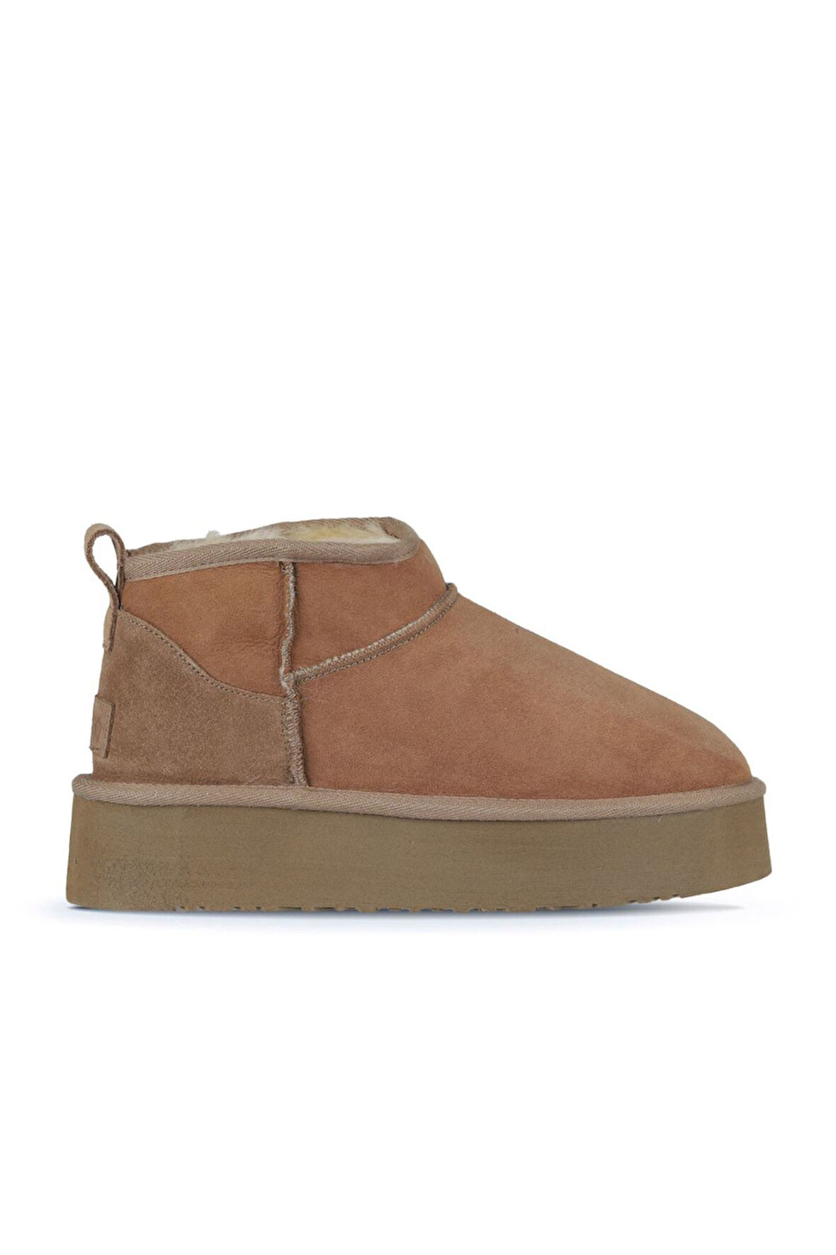 Bueno Shoes Sahra Süet Kadın Dolgu Topuklu Bot 05ag2074054