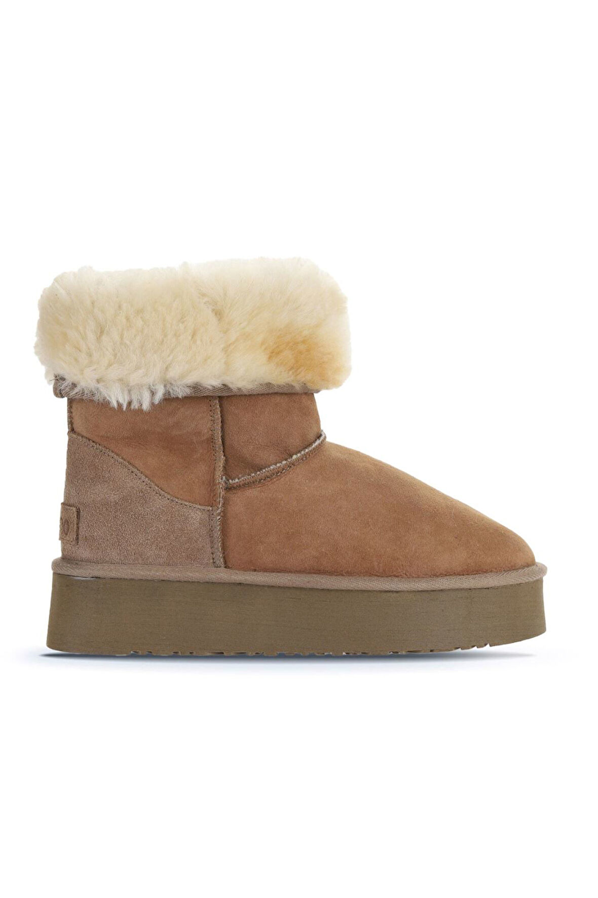 Bueno Shoes Sahra Süet Kadın Dolgu Topuklu Bot 05ag2024054