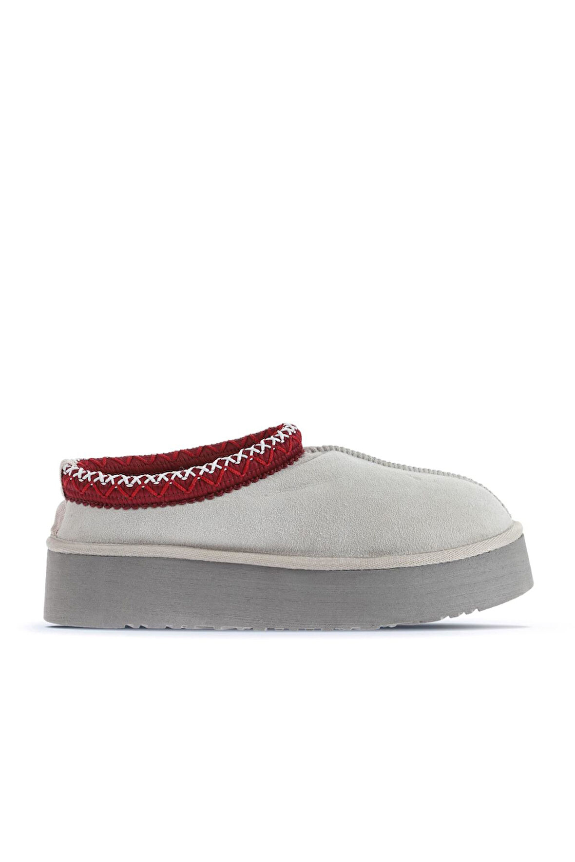 Bueno Shoes Bej Süet Kadın Dolgu Topuklu Bot 05ag6054054