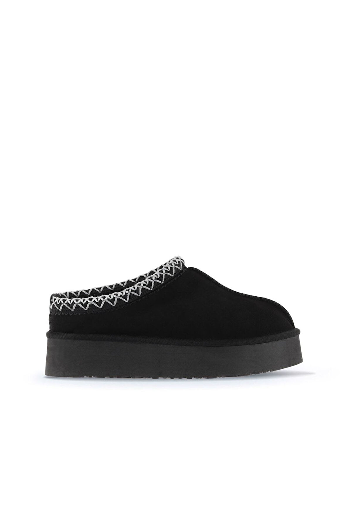 Bueno Shoes Siyah Süet Kadın Dolgu Topuklu Bot 05ag6054054